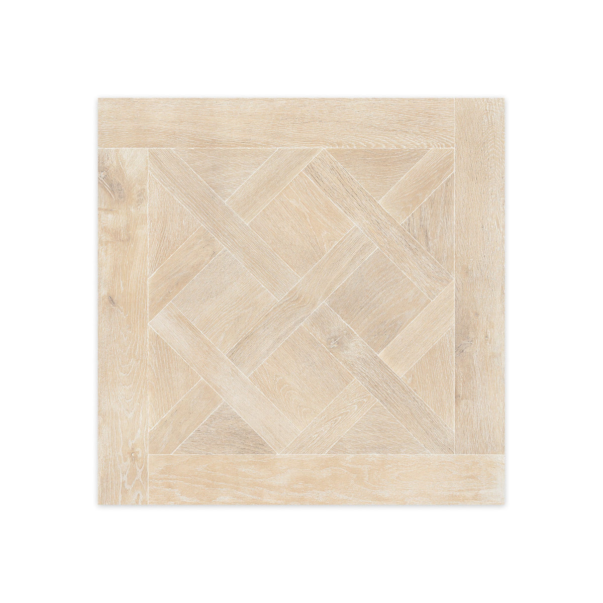 Carrelage effet Parquet Bois Chêne Naturel Versailles 90x90x0,9 cm Trianon - Sol intérieur