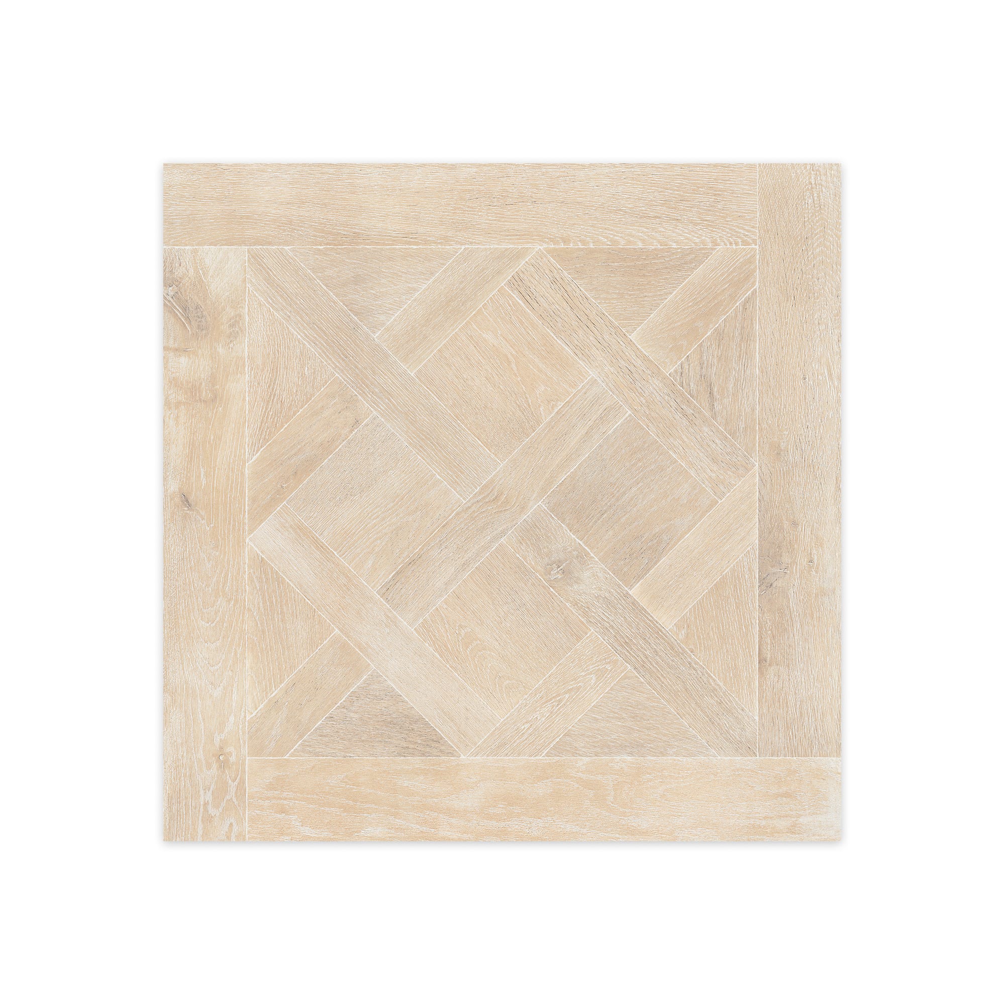 Carrelage effet Parquet Bois Chêne Naturel Versailles 90x90x0,9 cm Trianon - Sol intérieur