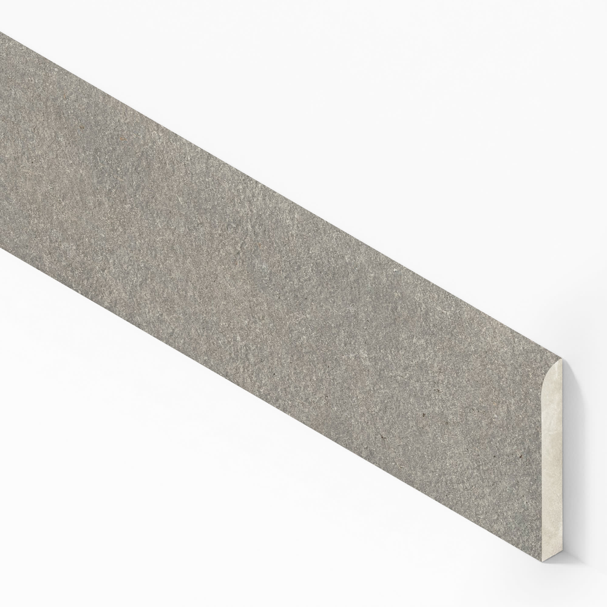 Plinthe carrelage effet Pierre Quartzite Gris Cendré 120x7,2 cm Mat Venturo