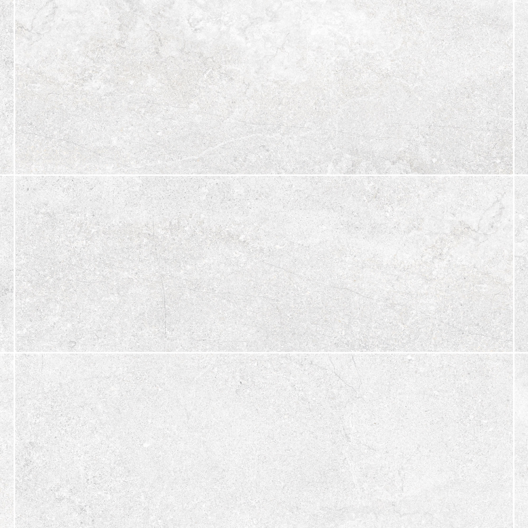 Carrelage effet Pierre Blanc Perle 100x33,3x0,86 cm Luzerio - Mur intérieur