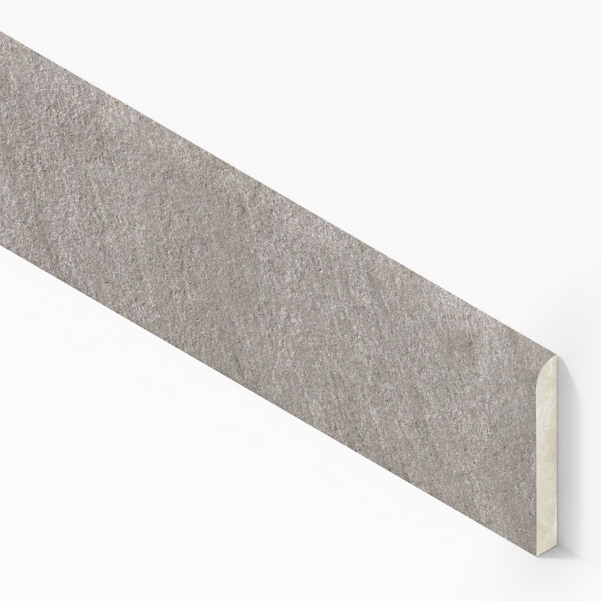 Plinthe carrelage effet Pierre Quartzite Gris Silver 60x7,2 cm Mat Teravio