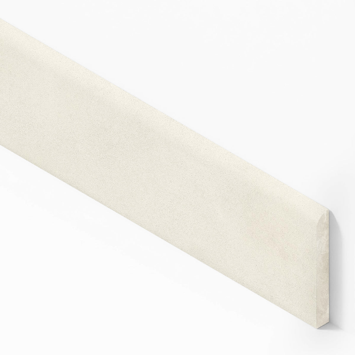 Plinthe carrelage effet Béton Blanc Lin 60x7,2 cm Mat Montera