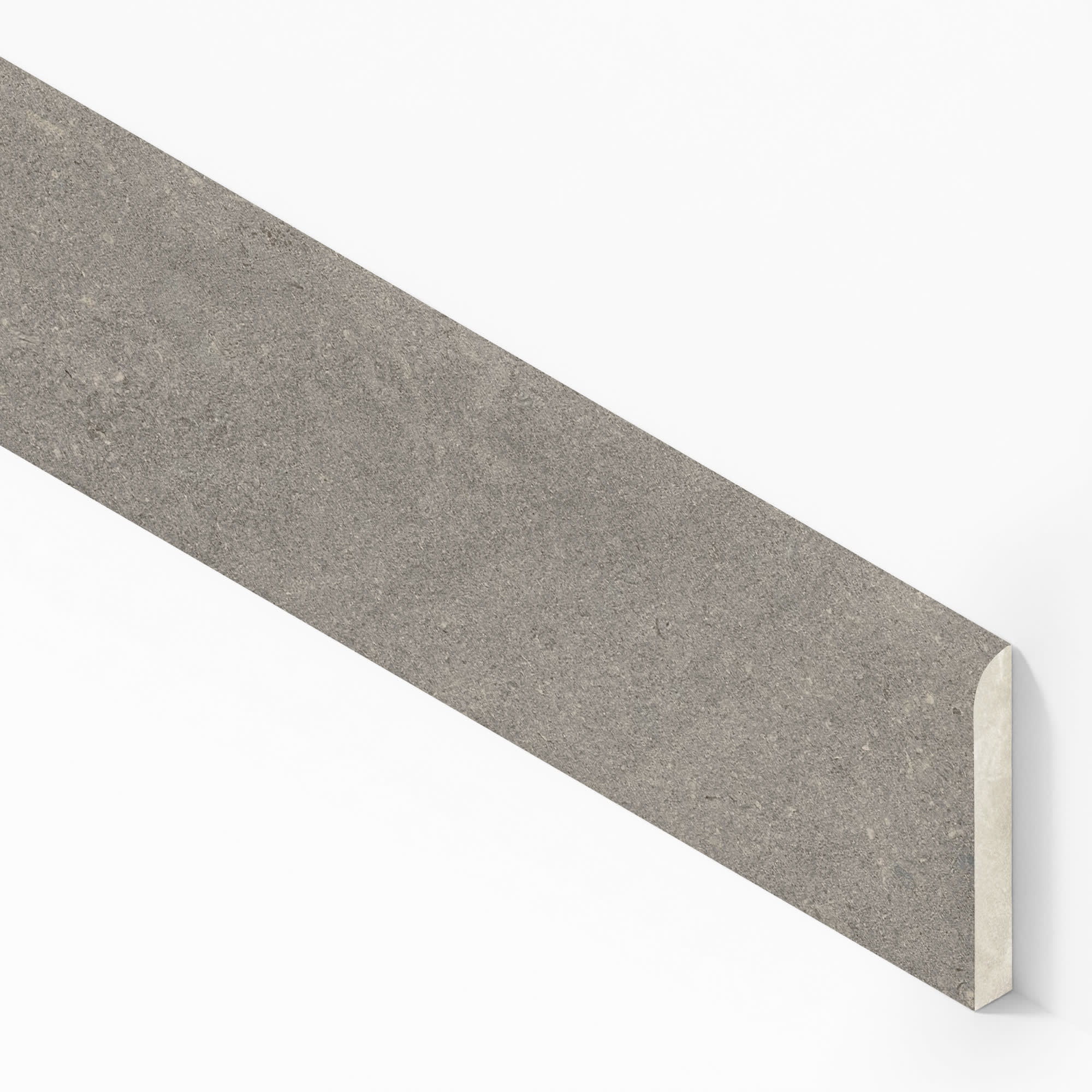 Plinthe carrelage effet Pierre Calcaire Gris Cendré 60x7,2 cm Mat Rocalta