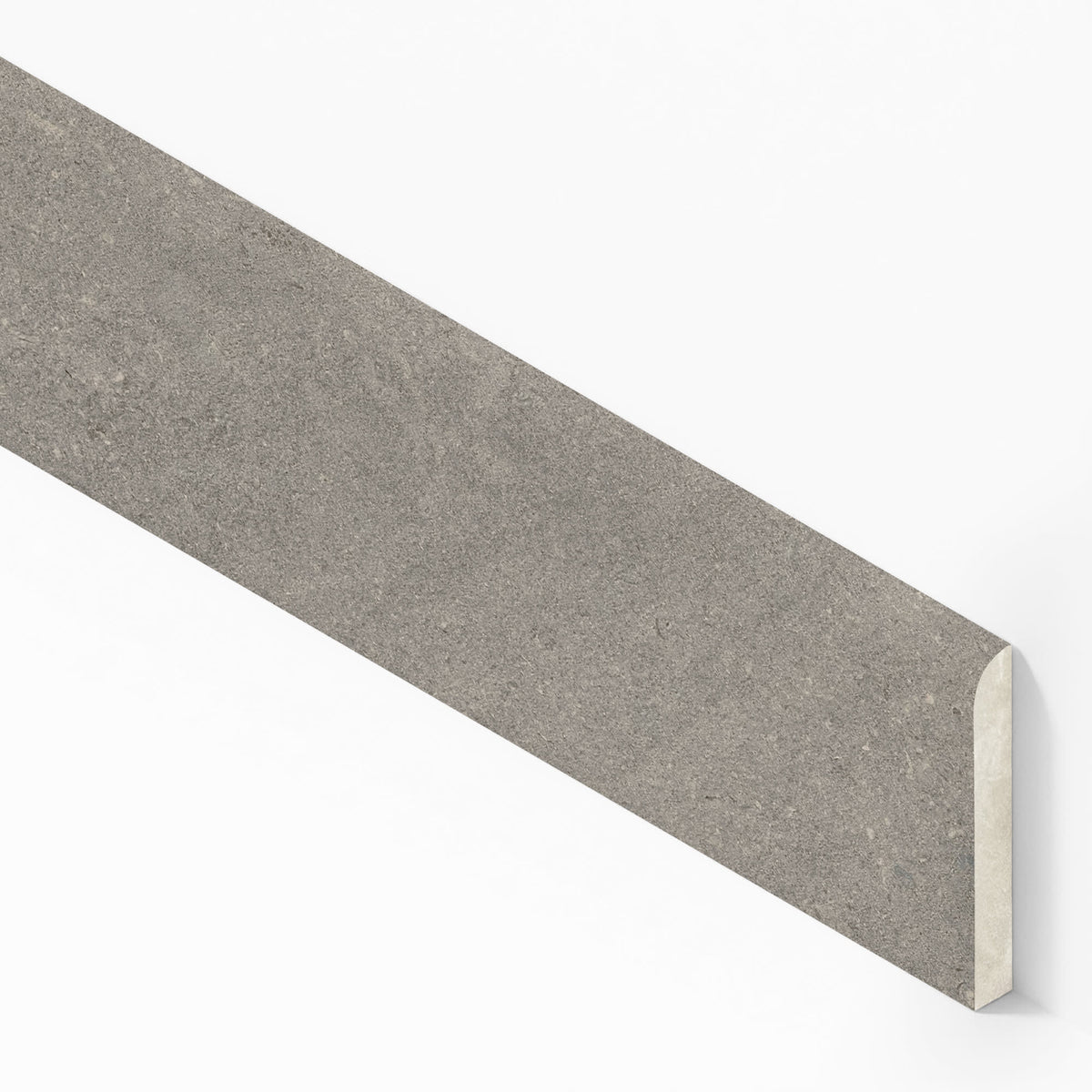 Plinthe carrelage effet Pierre Calcaire Gris Cendré 120x7,2 cm Mat Rocalta