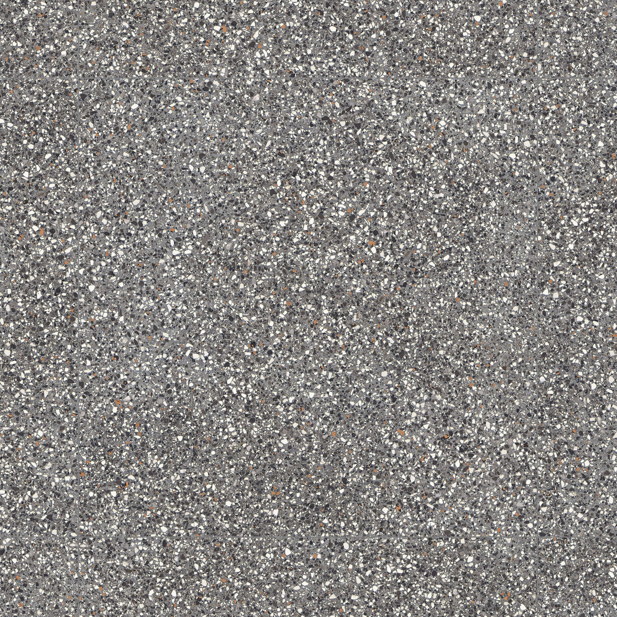 Carrelage Vintage effet Terrazzo Gris 90x90x0,9 cm Belrosa - Sol et mur intérieur et Sol extérieur