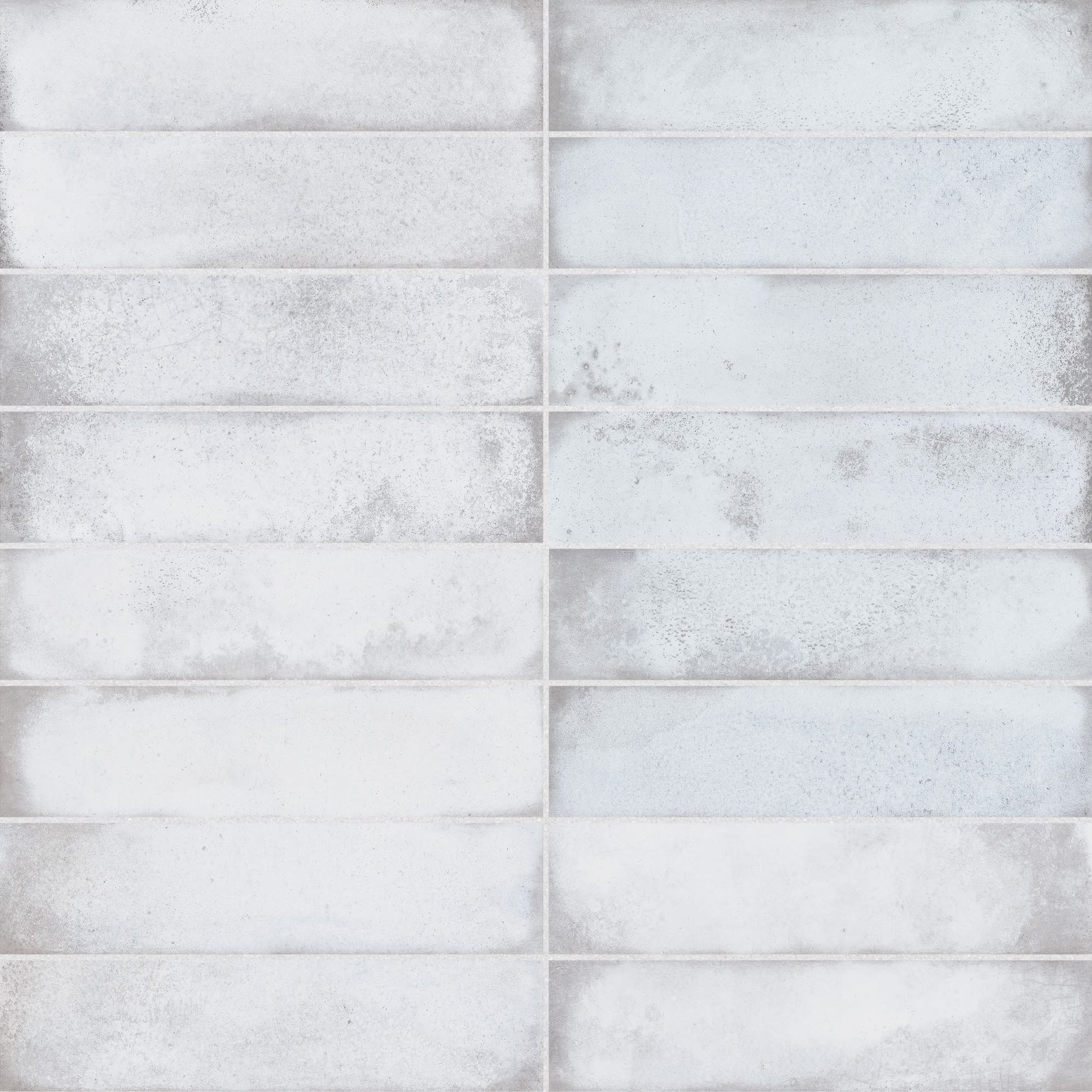 Carrelage effet Zellige Blanc 25x6x0,82 cm Orvian - Mur intérieur