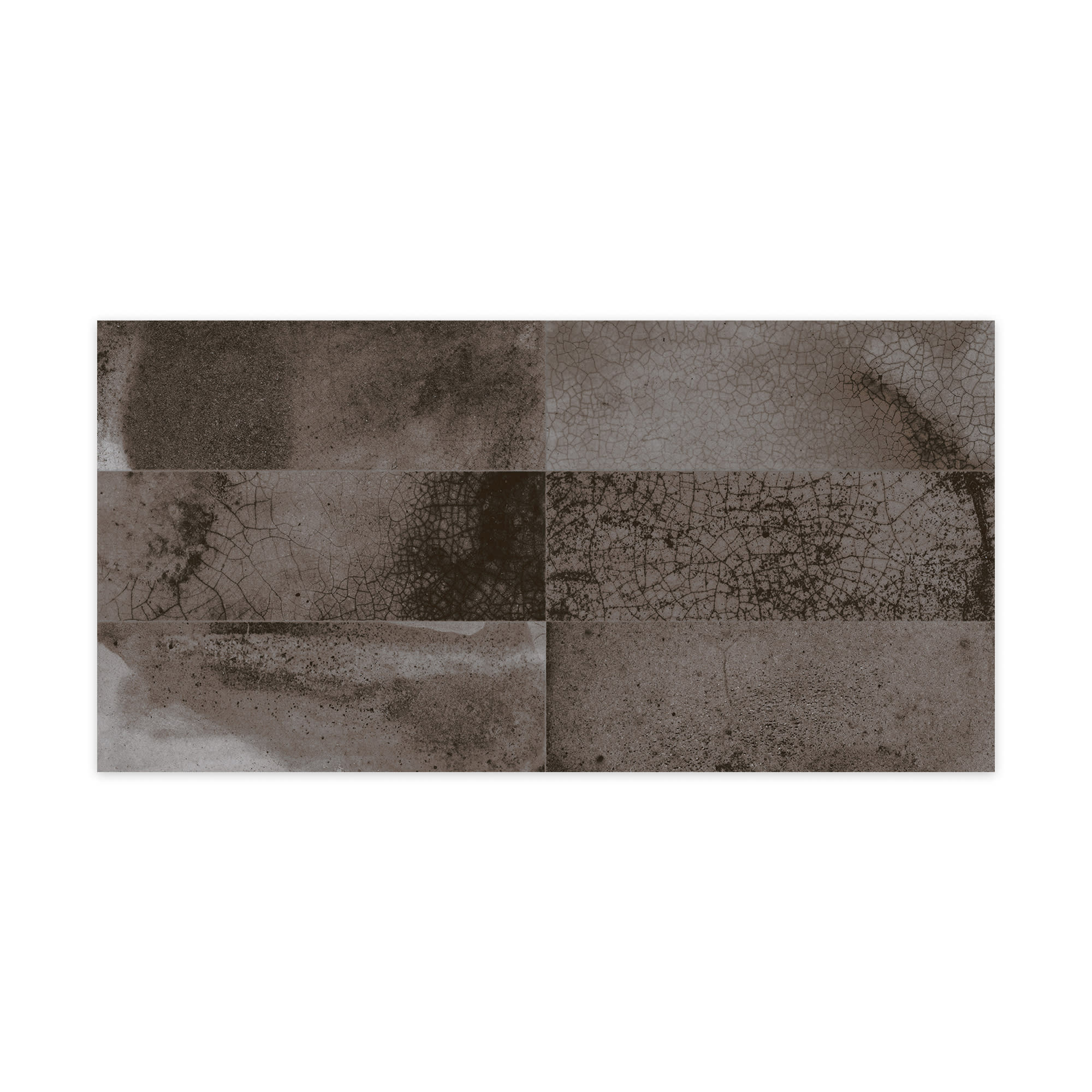 Carrelage Vintage effet Zellige Noir 40x20x1,03 cm Patrina - Mur intérieur
