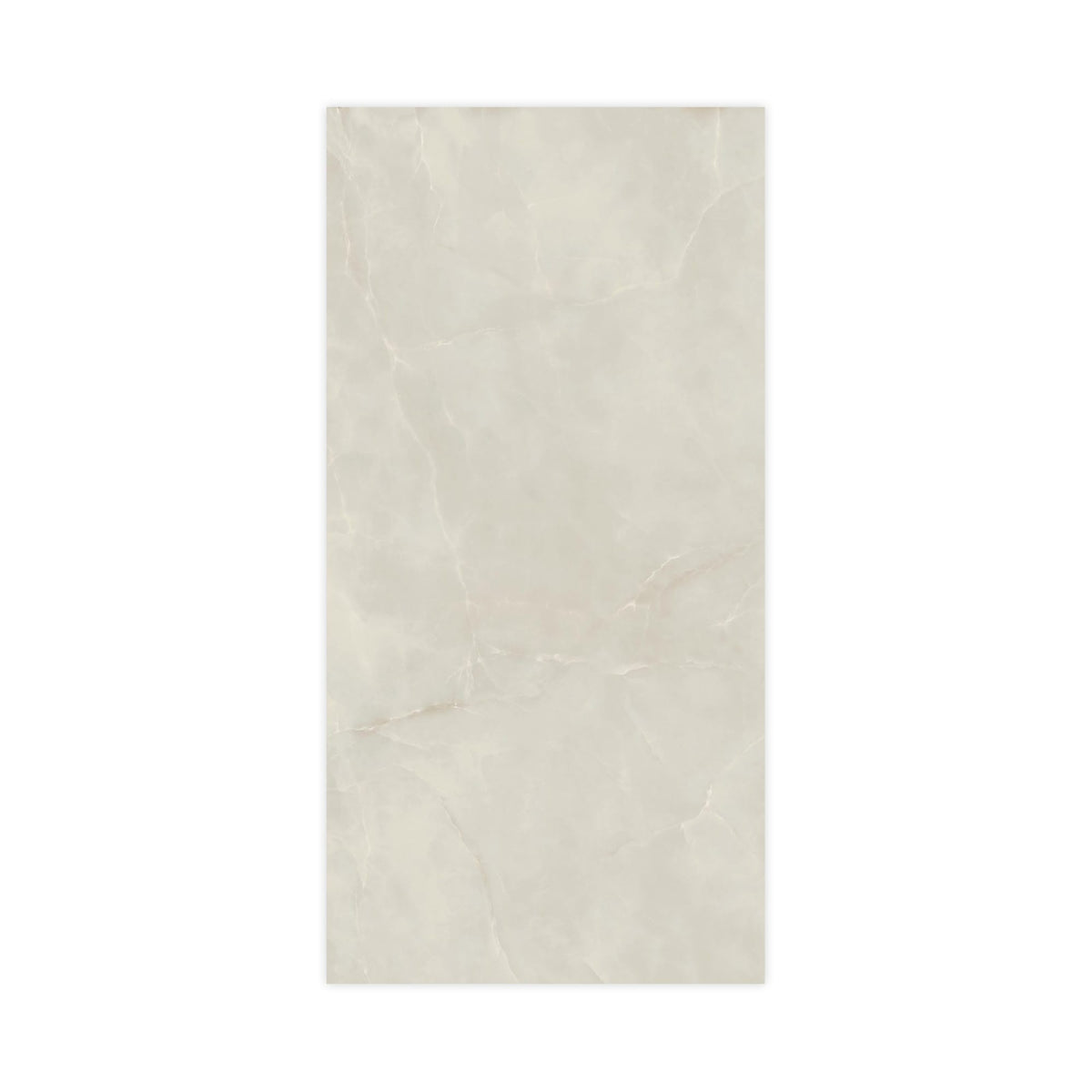 Carrelage effet Onyx Gris Nacré 240x120x0,9 cm Brillant Nerolio - Mur intérieur