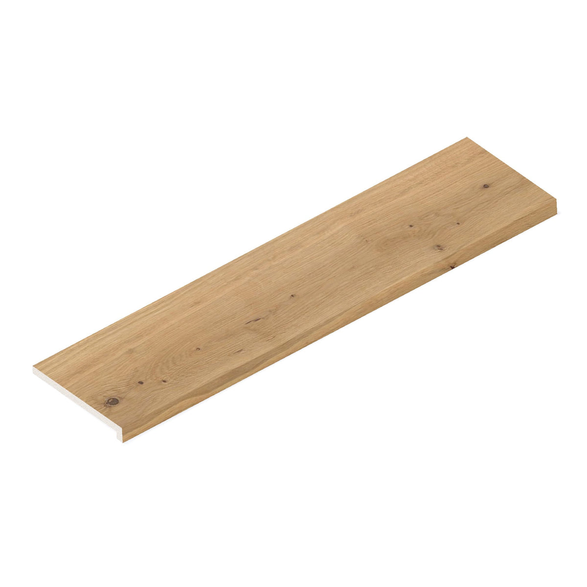 Margelle de piscine effet Bois Chêne Rovere 120x30x2 cm Bord Droit avec retombée Cedrano