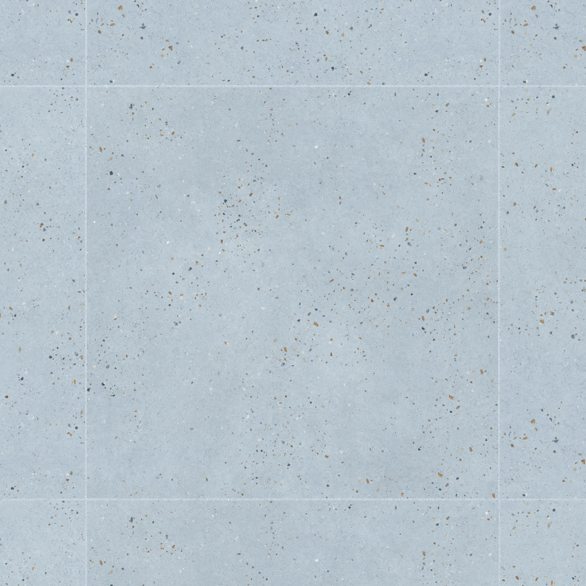 Carrelage effet Terrazzo Bleu 90x90x0,9 cm Soreli - Sol et mur intérieur
