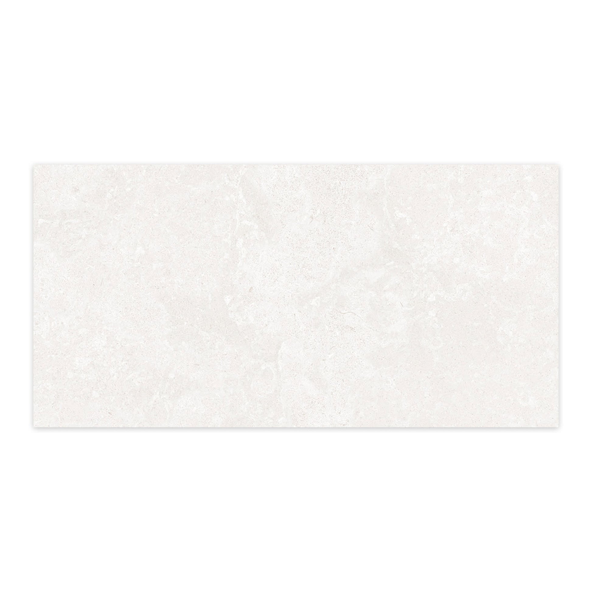 Carrelage effet Pierre Blanc Nuage 120x60x0,9 cm In&Out Belmorin - Sol et mur intérieur et Sol extérieur