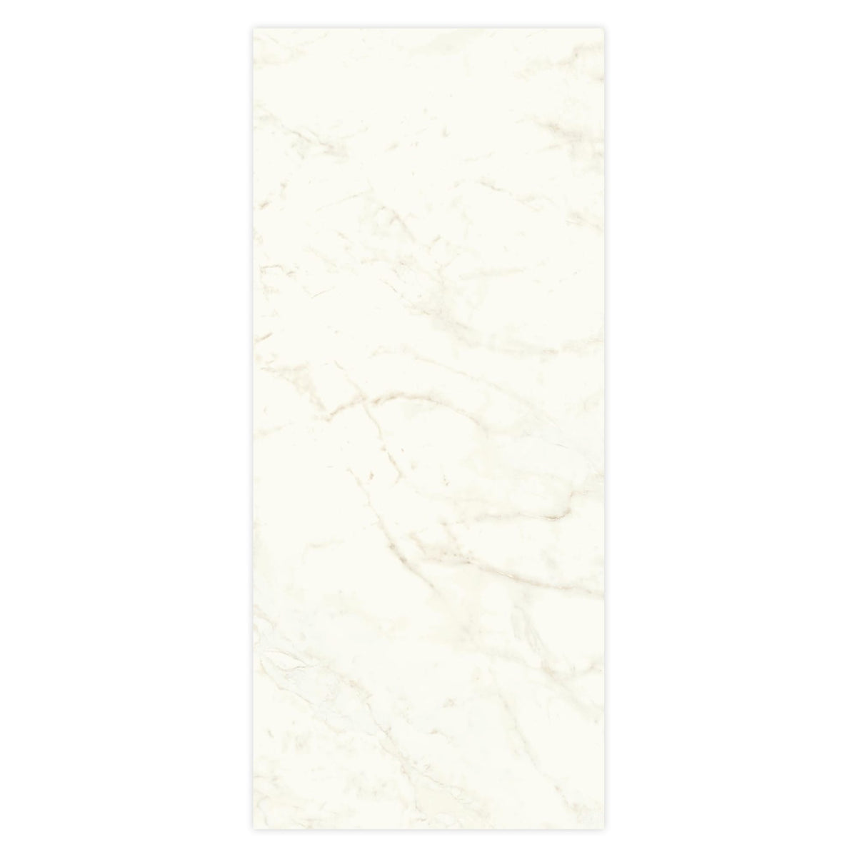 Carrelage effet Marbre Blanc Calacatta Celeste 278x120x0,6 cm Brillant Faventa - Mur intérieur