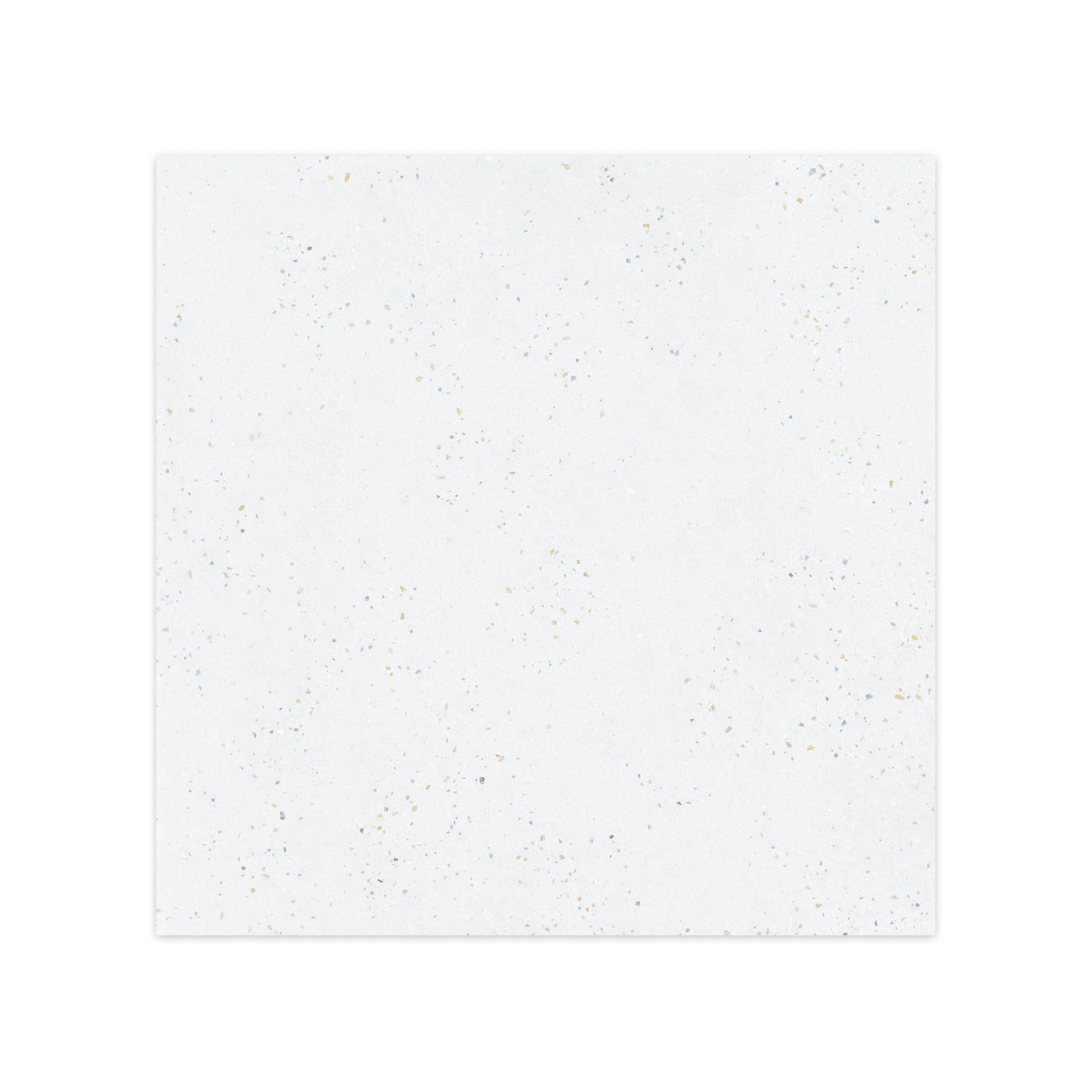 Carrelage effet Terrazzo Blanc Grisé 90x90x0,9 cm Soreli - Sol et mur intérieur