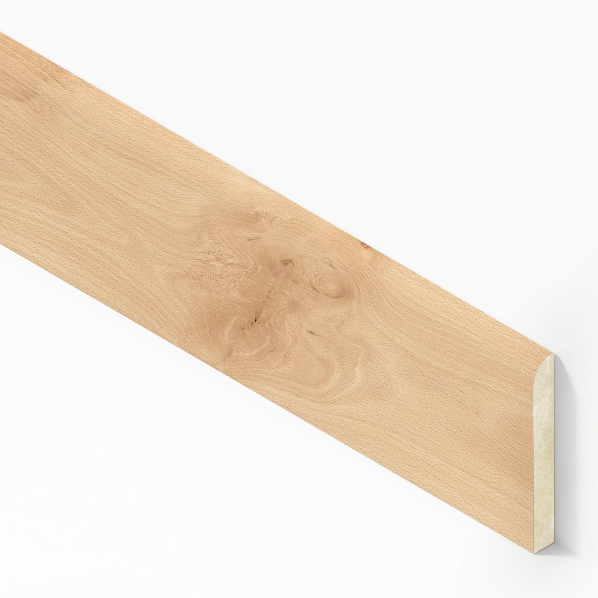 Plinthe carrelage effet Bois Hêtre Natural 150x7,2 cm Mat Rivaro