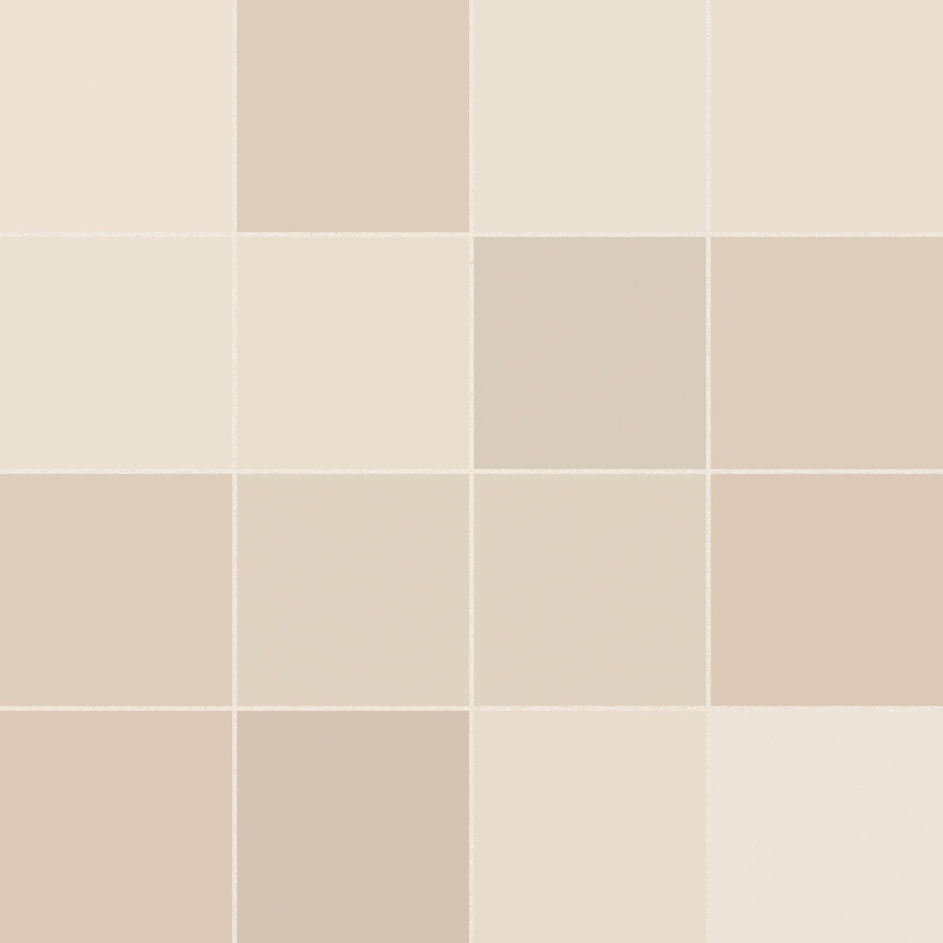 Carrelage effet Zellige Beige Sable 12,3x12,3x0,87 cm Cubriel - Sol et mur intérieur
