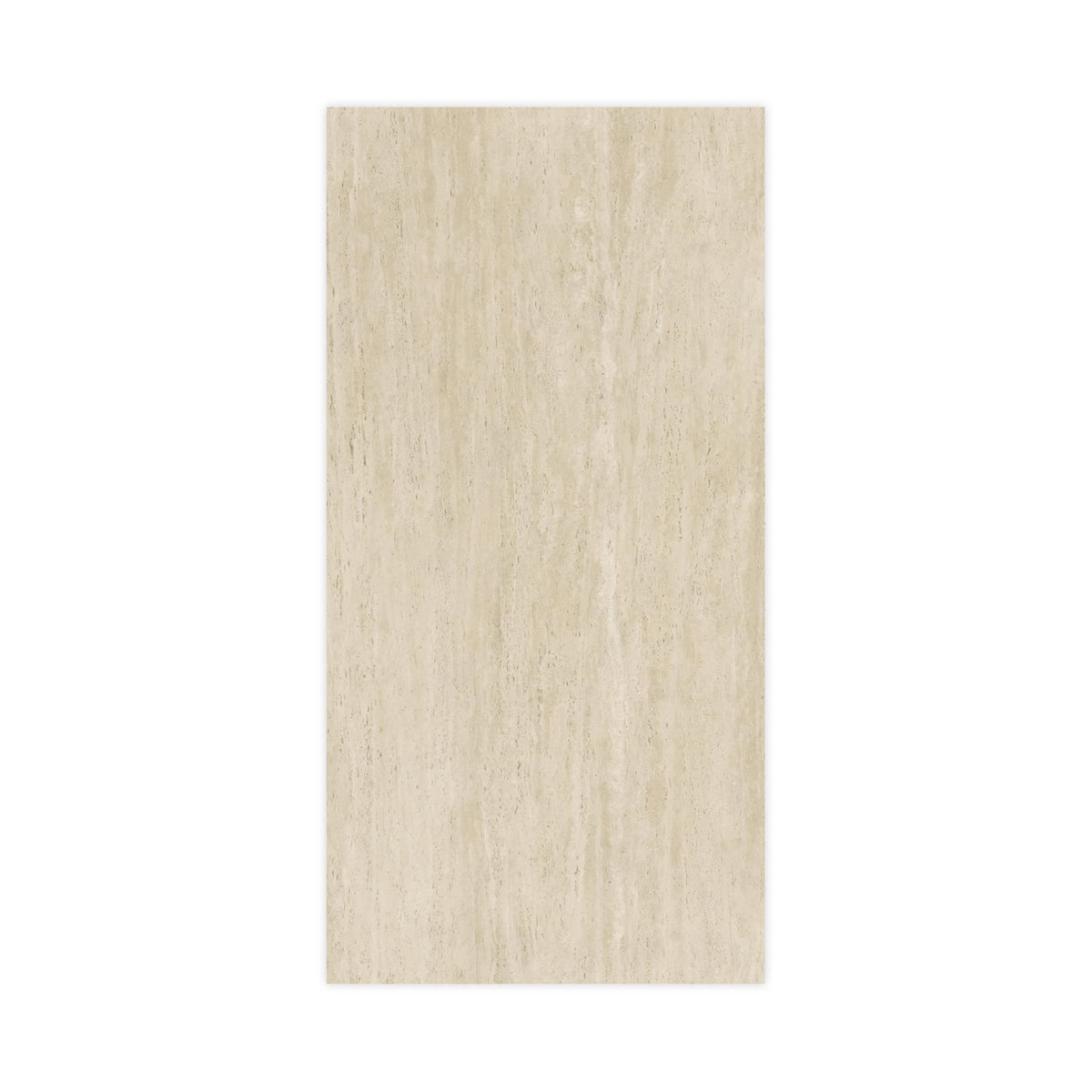 Carrelage effet Travertin Grège Vein Cut 240x120x0,9 cm Mat Neravio - Mur intérieur