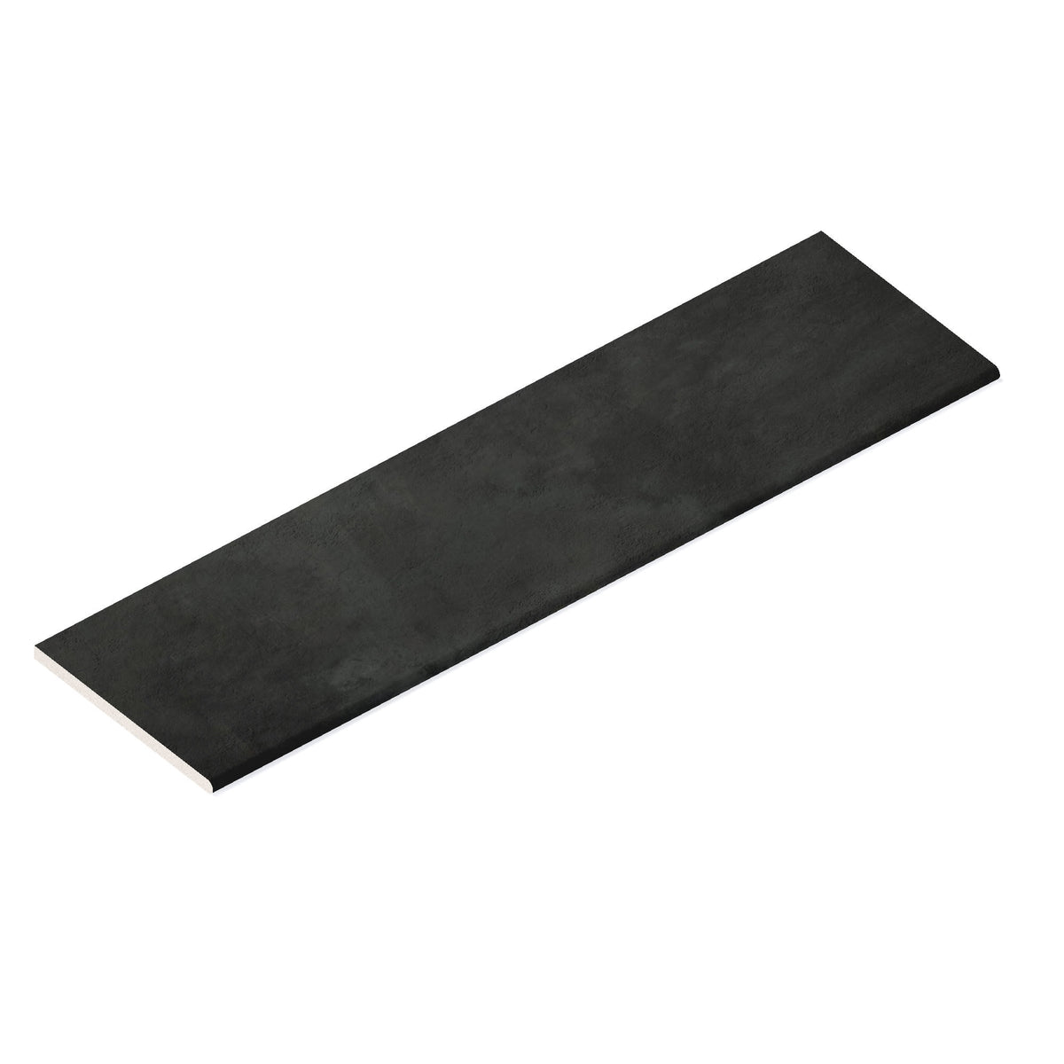 Margelle de piscine effet Béton Gris Nuit 120x33x2 cm Bord 1/2 Rond Gravino