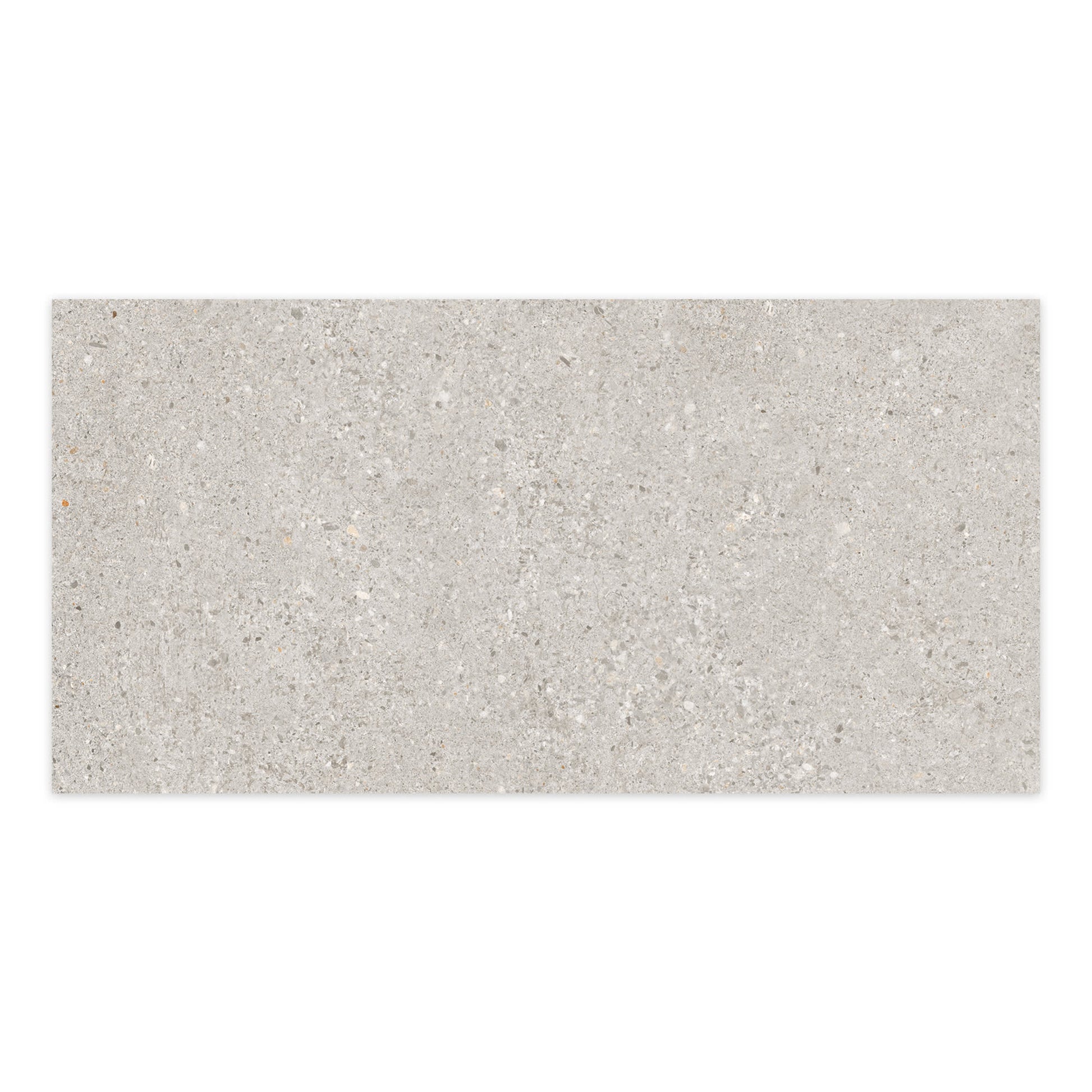 Carrelage effet Béton Gris Silver 100x50x2 cm Arvelis - Sol extérieur