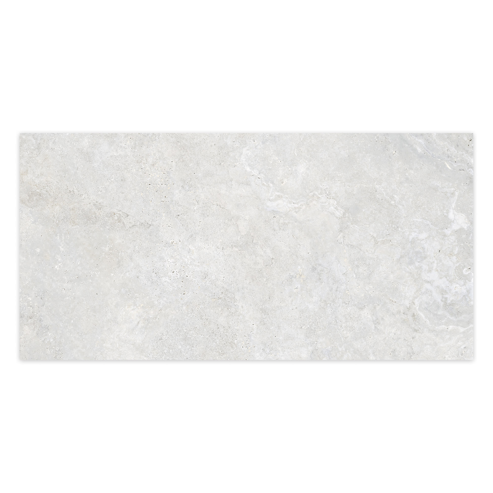 Carrelage effet Travertin Gris Clair 151x75,5x0,9 cm In&Out Castorel - Sol et mur intérieur et Sol extérieur