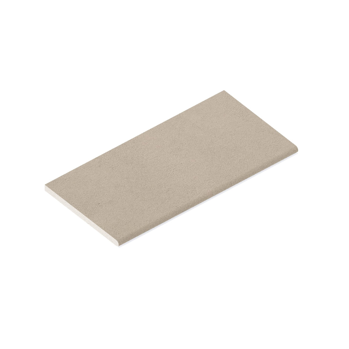 Margelle de piscine effet Béton Grège 60x30x2 cm Bord 1/2 Rond Montera