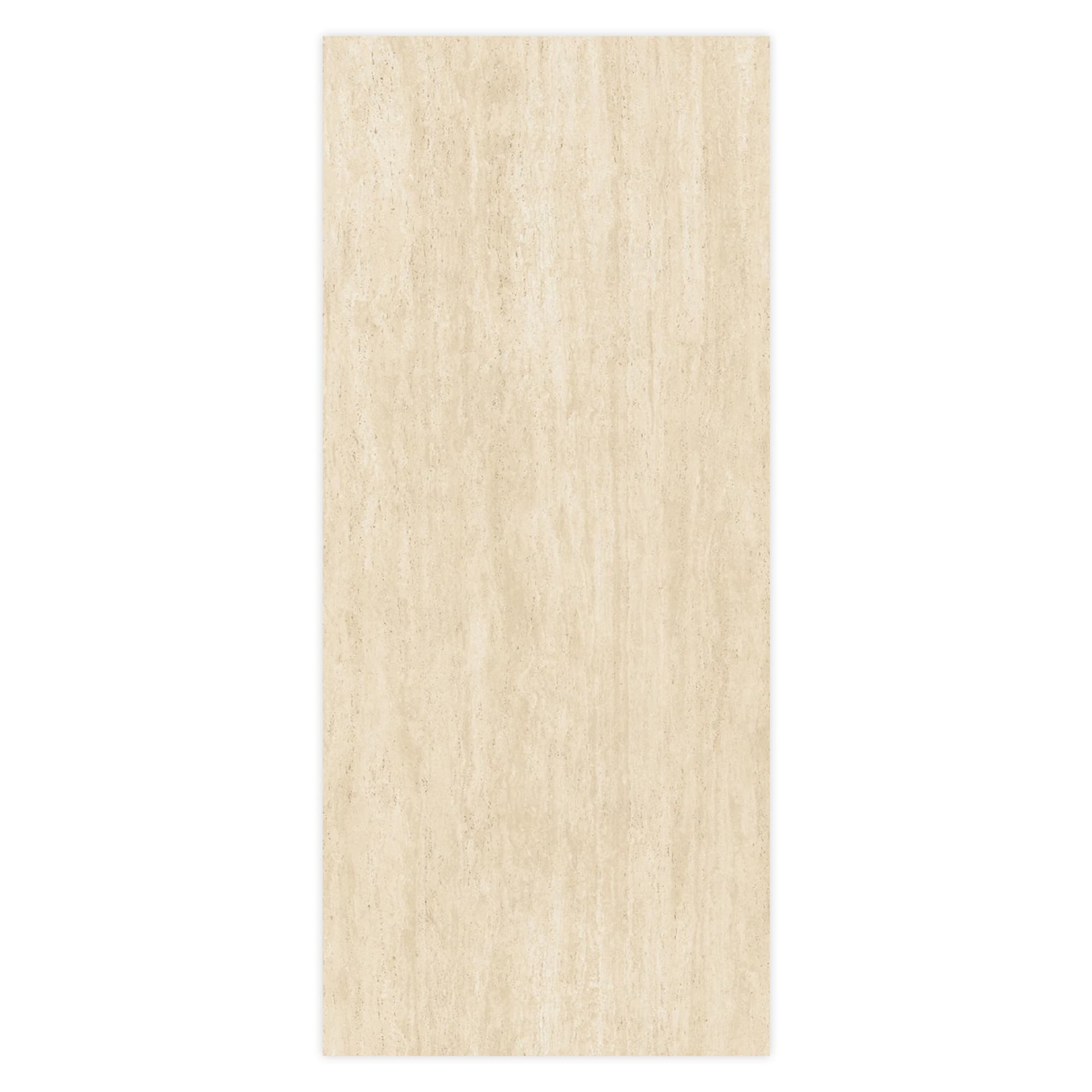Carrelage effet Travertin Beige Vein Cut 278x120x0,6 cm Mat Neravio - Mur intérieur