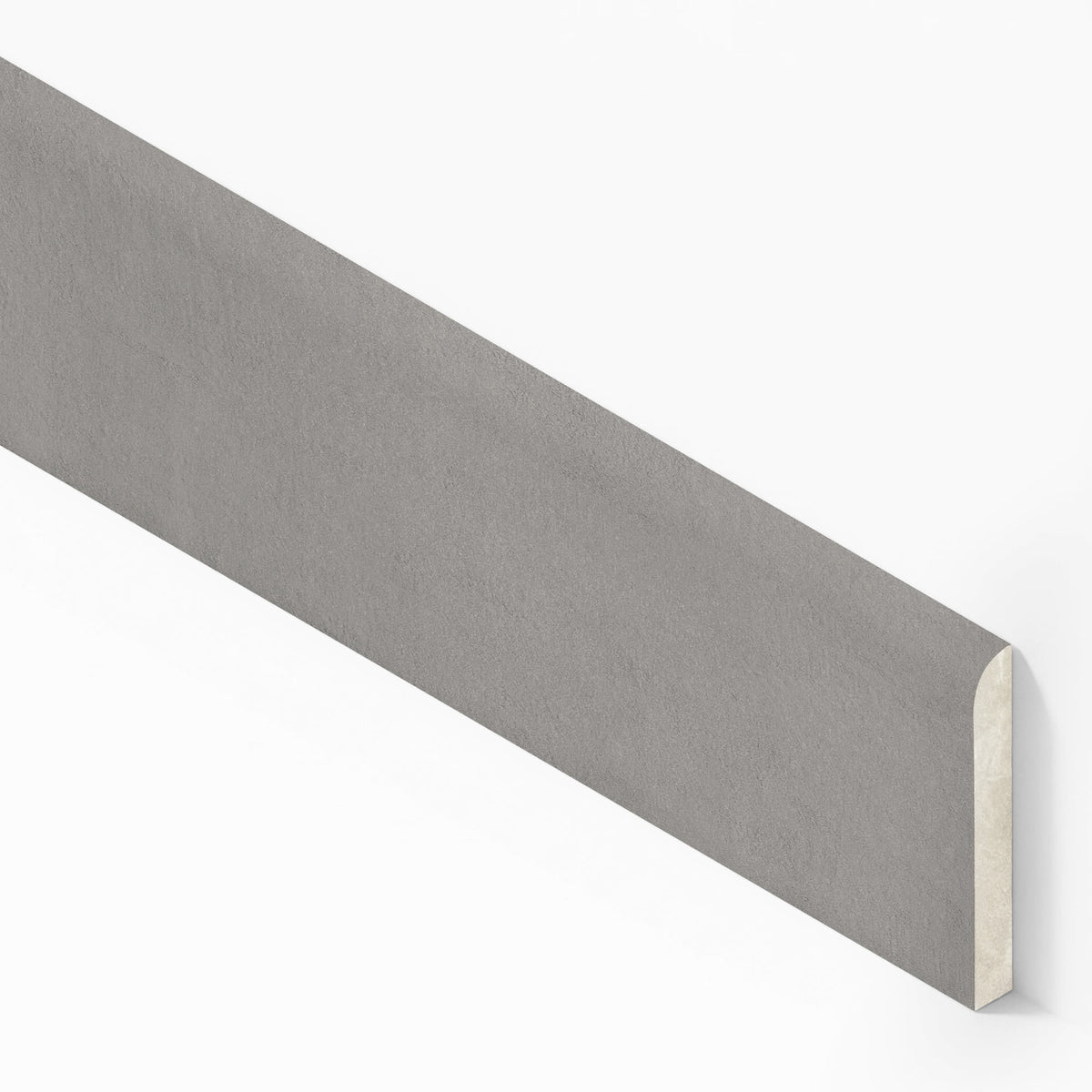 Plinthe carrelage effet Béton Gris Cendré 80x7,2 cm Mat Gravino