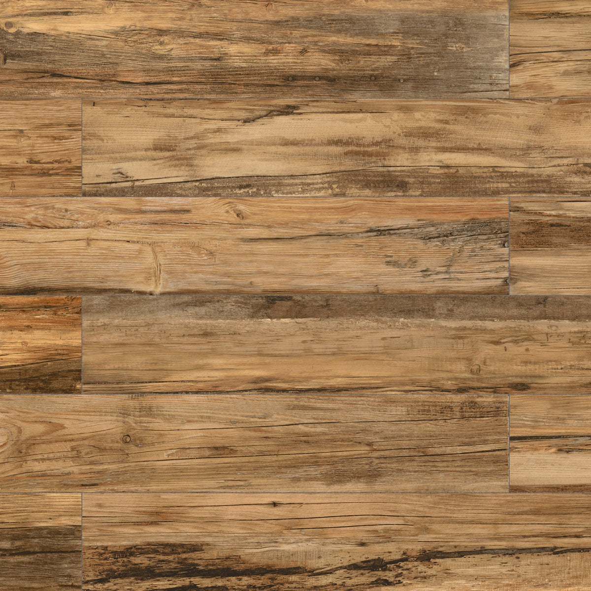 Carrelage Vintage effet Parquet Bois Rustique 121x19,5x0,9 cm In&Out Lignero - Sol et mur intérieur et Sol extérieur