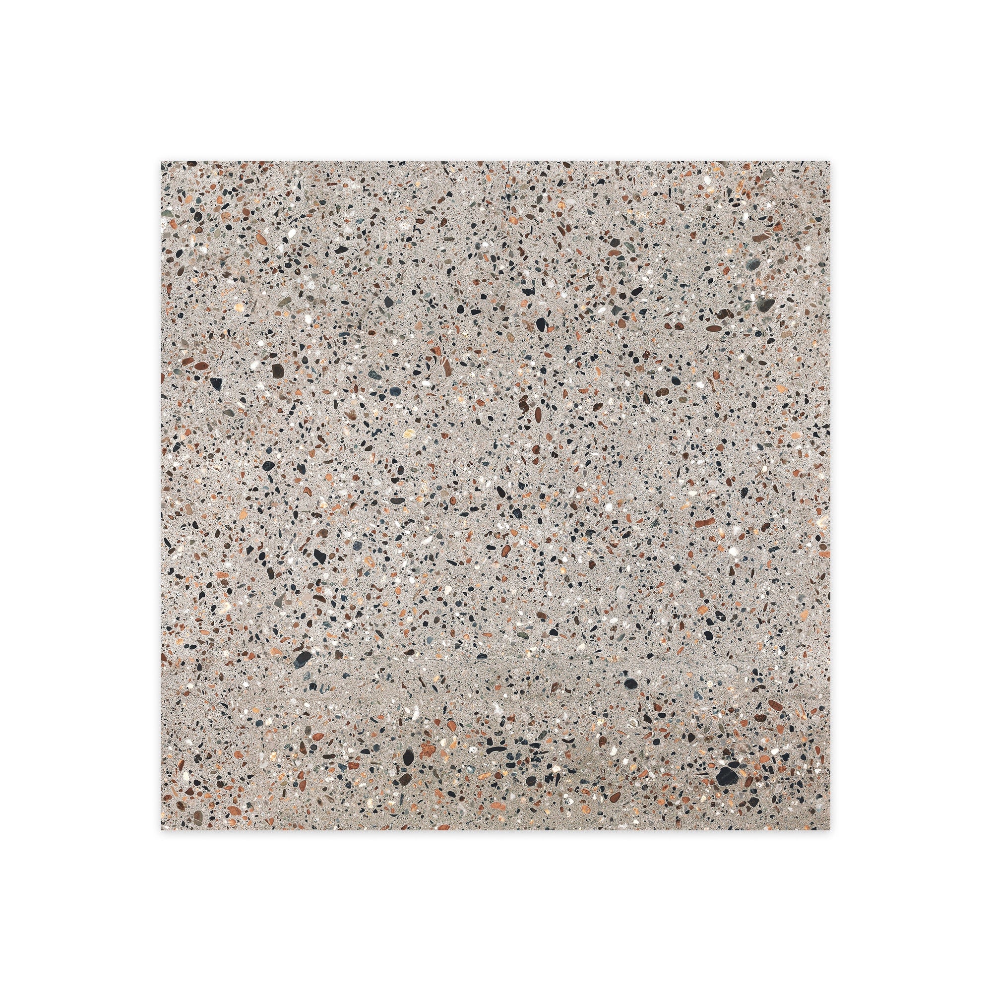 Carrelage Vintage effet Terrazzo Multicolore 45,2x45,2x0,95 cm Tervana - Sol et mur intérieur