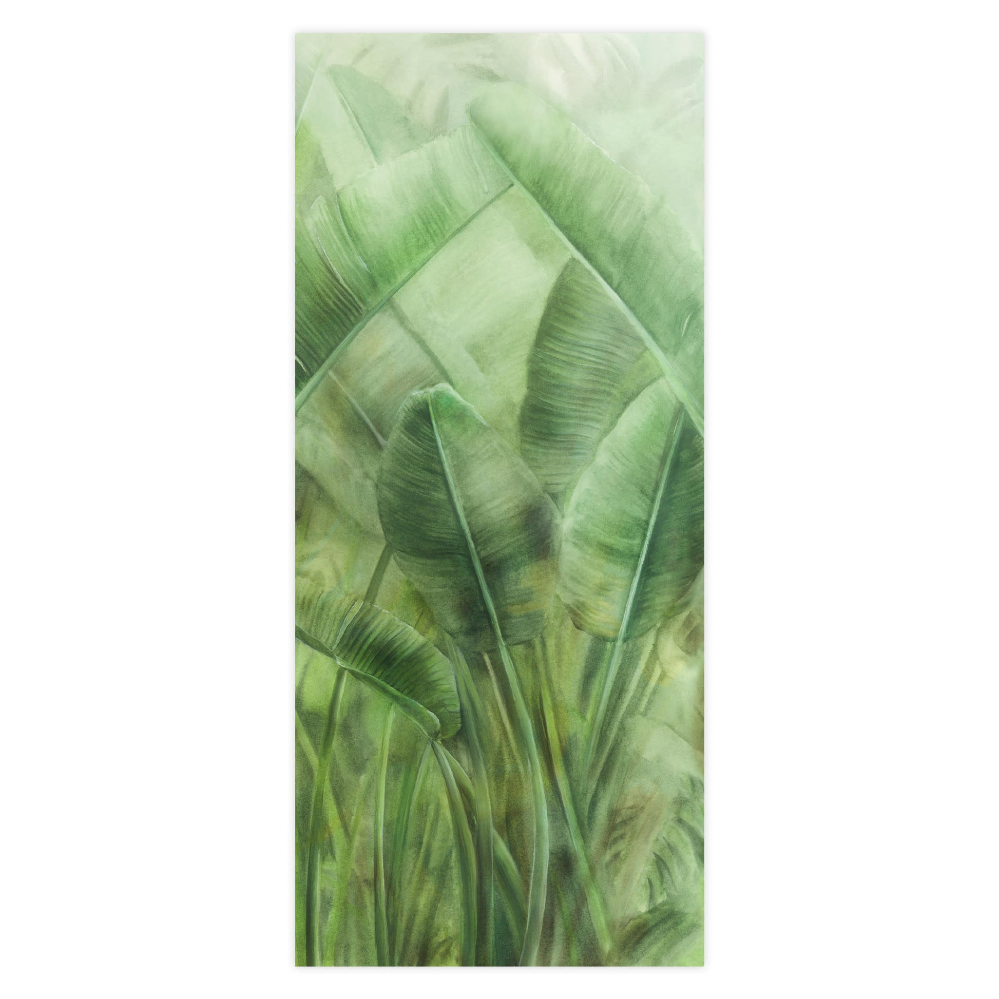 Carrelage effet Béton Vert Jungle Modèle B 278x120x0,6 cm Mat Vetrano - Mur intérieur