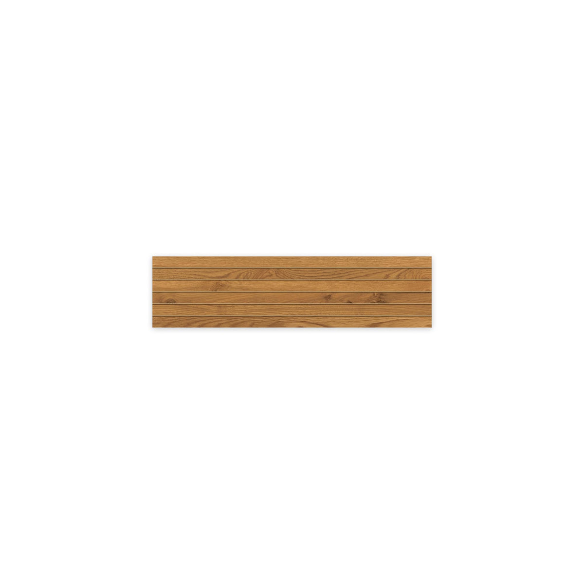 Carrelage effet Parquet Bois Chêne Caramel Stripe 75x18,5x0,9 cm Mat Bravino - Sol et mur intérieur
