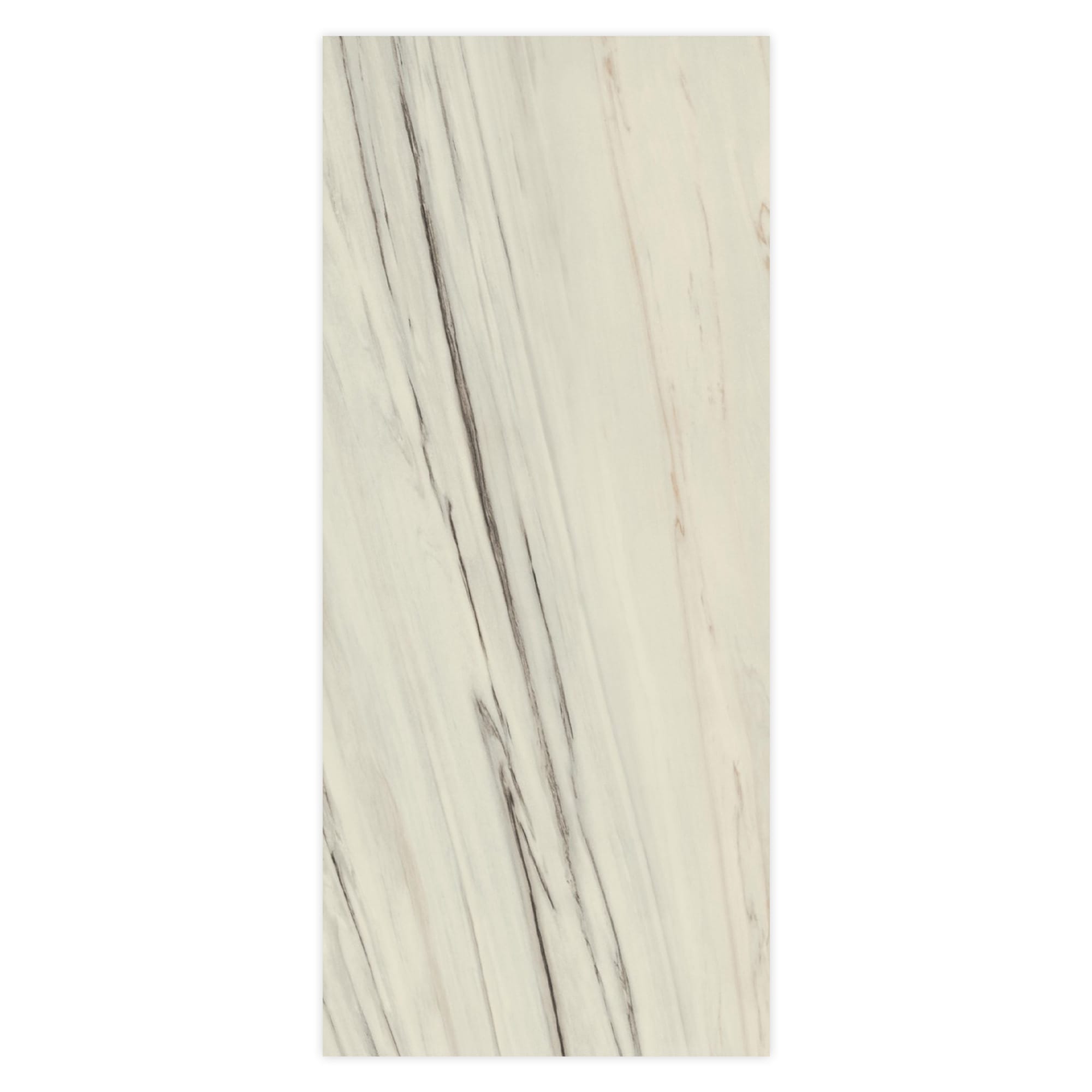 Carrelage effet Marbre Blanc Aurora 278x120x0,6 cm Brillant Magnaro - Mur intérieur