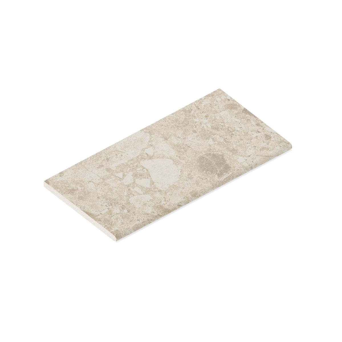 Margelle de piscine effet Pierre Ceppo di Gré Beige 60x30x2 cm Bord 1/2 Rond Massira