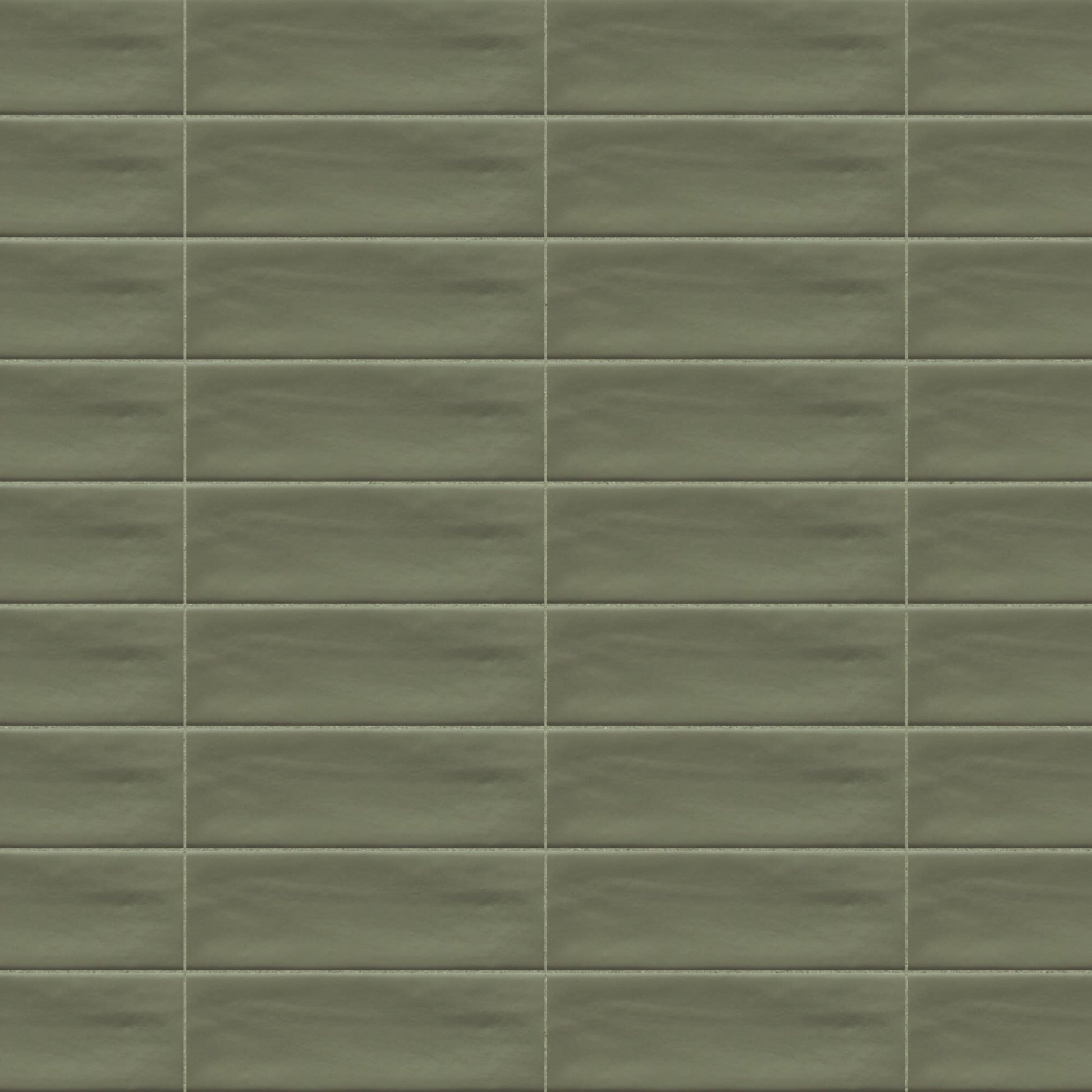 Carrelage effet Zellige Vert 14,6x4,8x0,8 cm Mat Bravio - Sol et mur intérieur