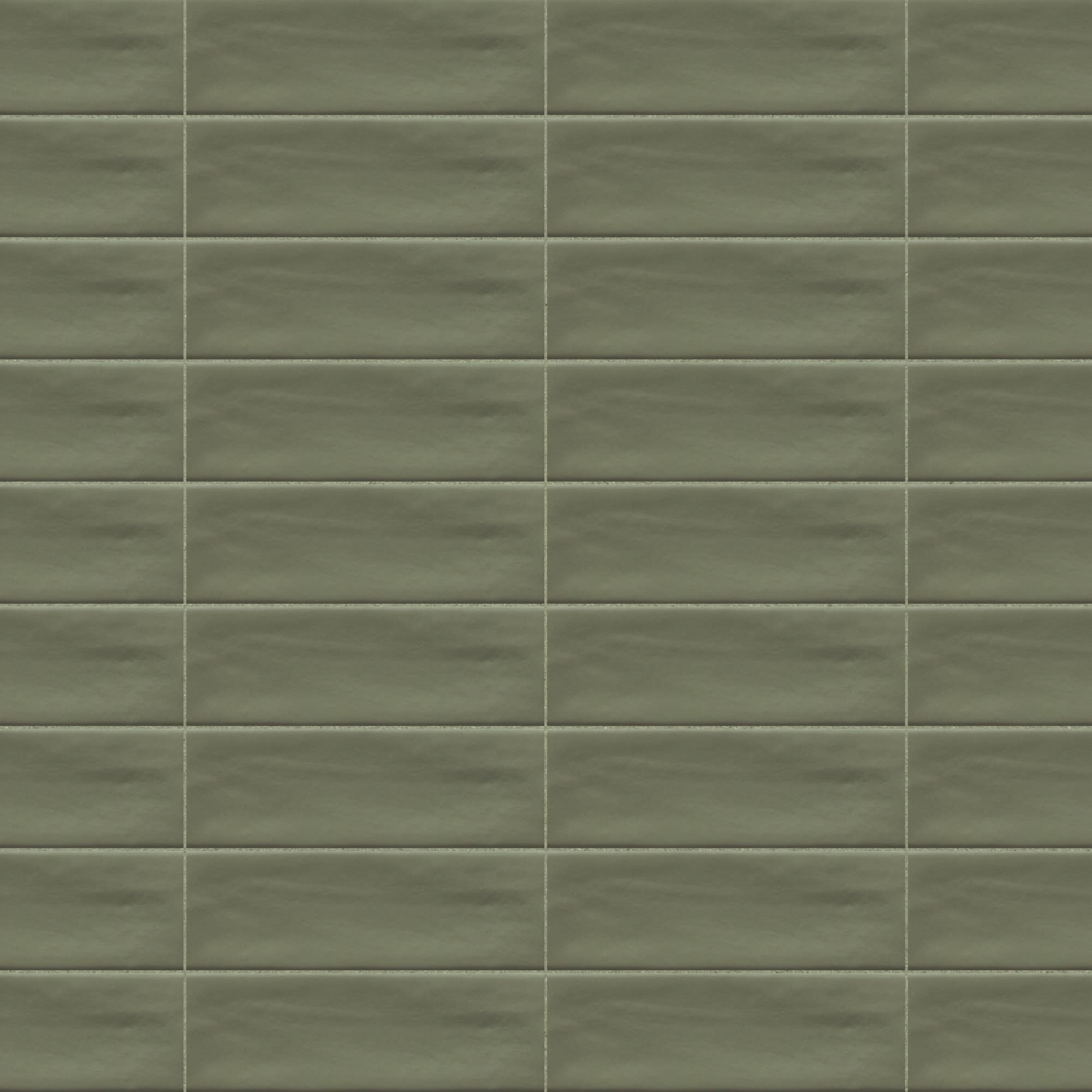 Carrelage effet Zellige Vert 14,6x4,8x0,8 cm Mat Bravio - Sol et mur intérieur