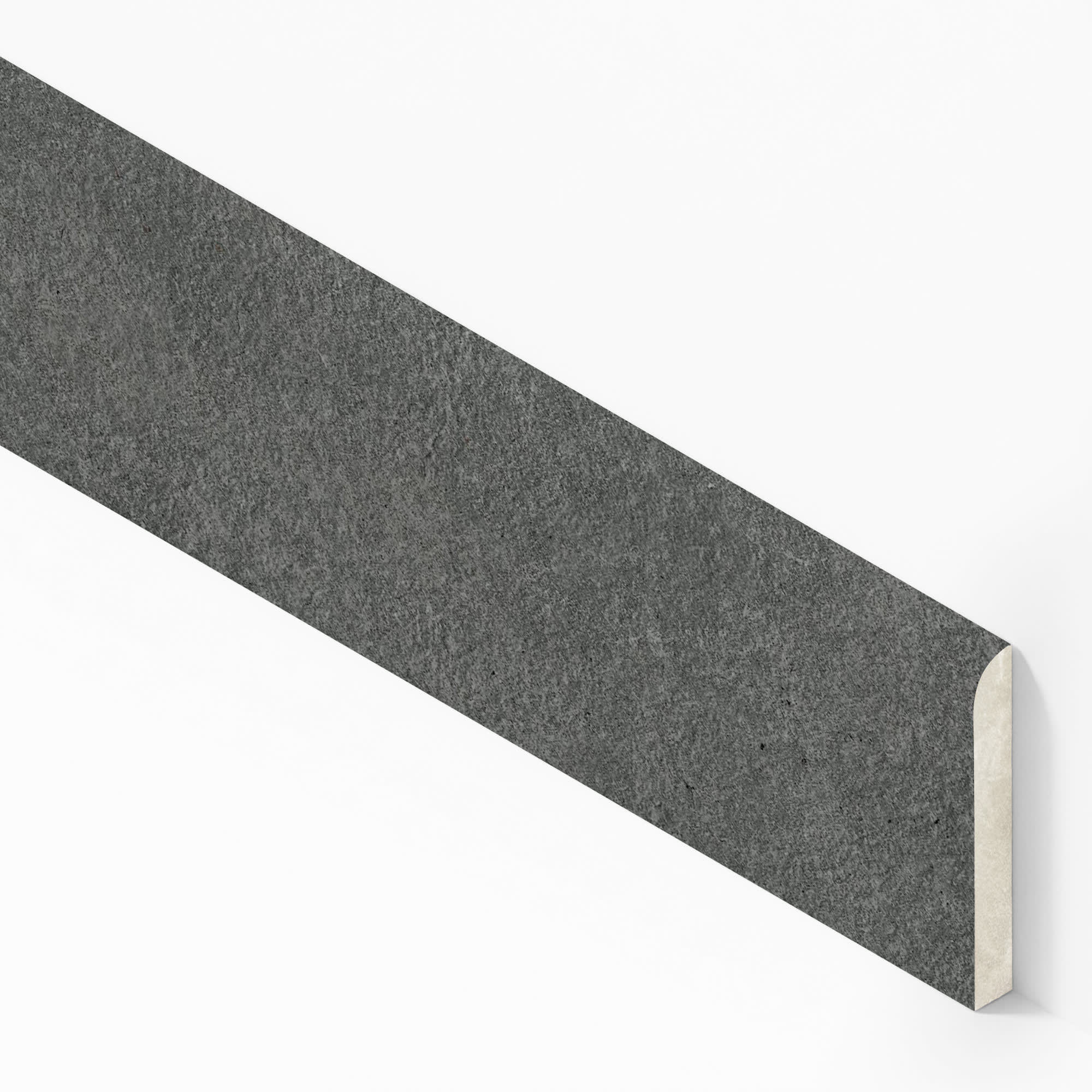 Plinthe carrelage effet Pierre Quartzite Gris Carbone 60x7,2 cm Mat Venturo