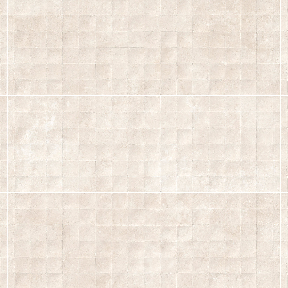 Carrelage effet Béton 3D Beige Lin Cuadro 100x33,3x0,98 cm Montelis - Mur intérieur