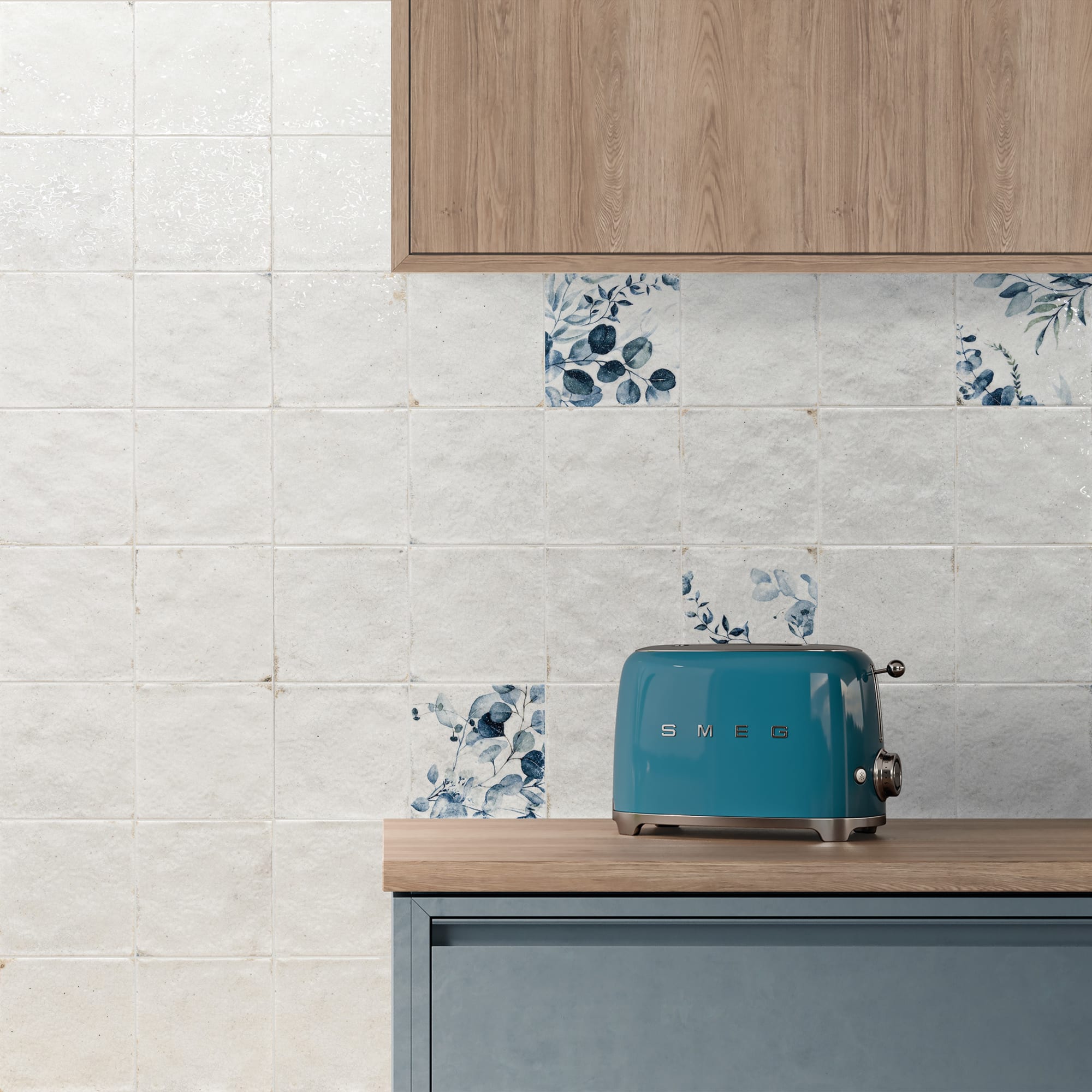 Carrelage Beloria 14,8x14,8x0,77 cm Zirel - Mur intérieur