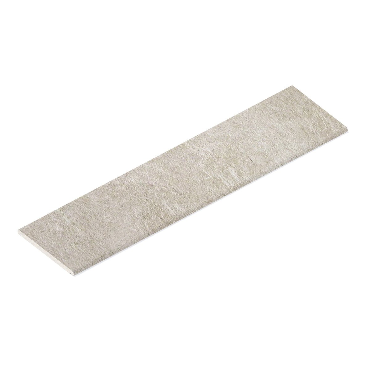 Couvertine effet Pierre Quartzite Gris Crème 120x30x2 cm Bord 1/2 Rond Double Larmier Teravio