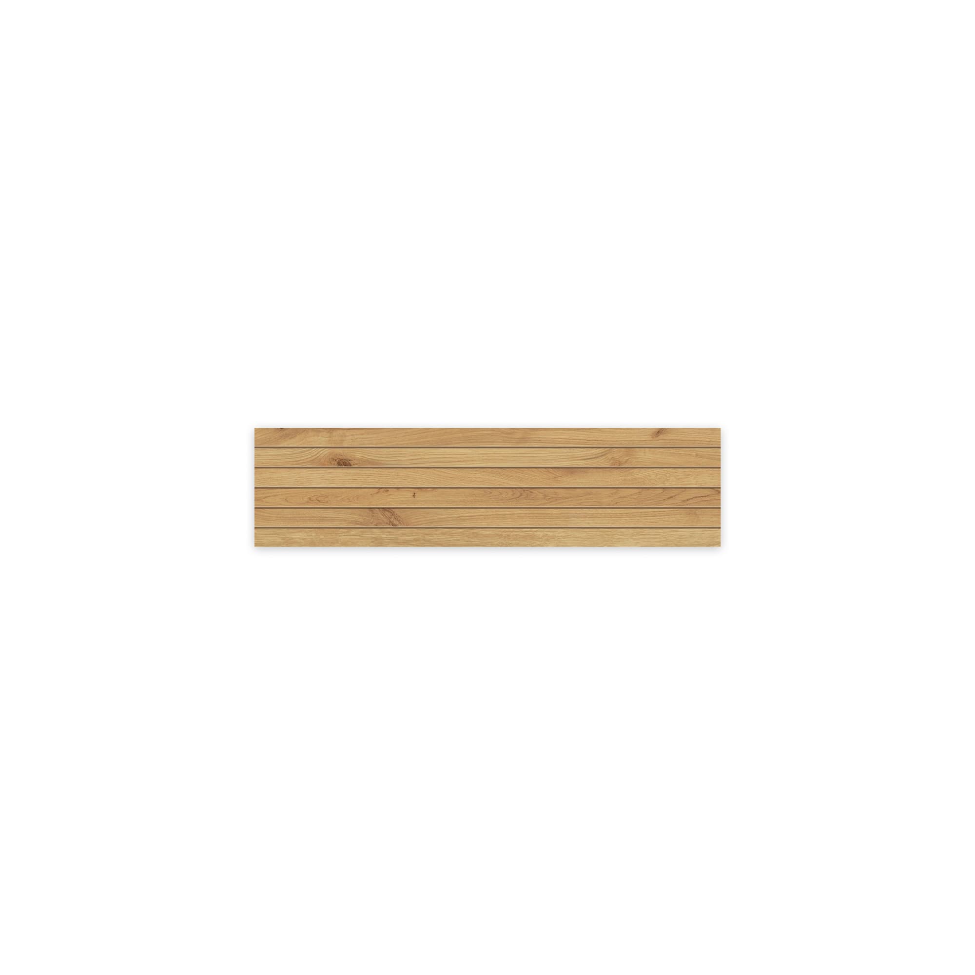 Carrelage effet Parquet Bois Chêne Brun Stripe 75x18,5x0,9 cm Mat Bravino - Sol et mur intérieur
