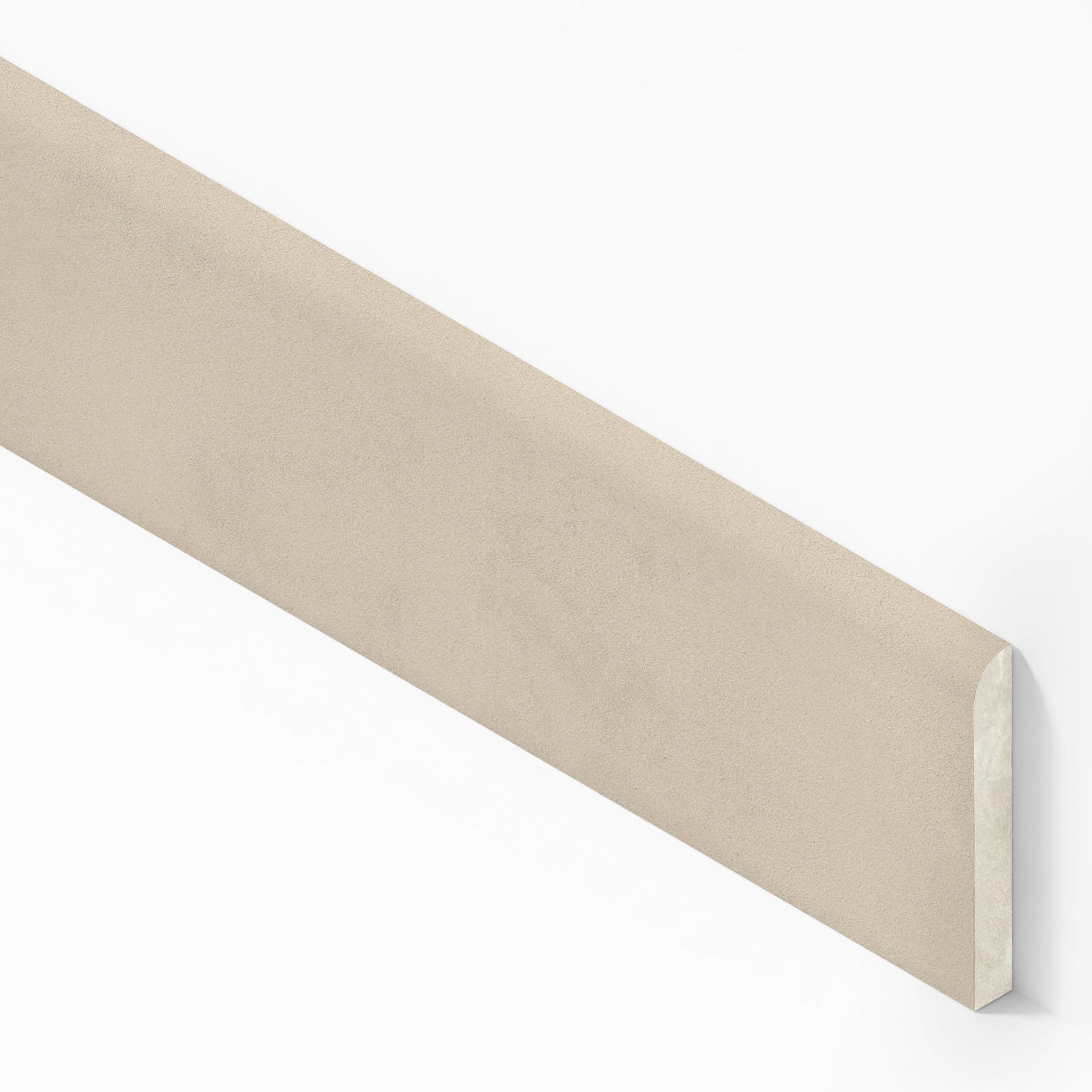 Plinthe carrelage effet Béton Beige Crème 80x7,2 cm Mat Montera