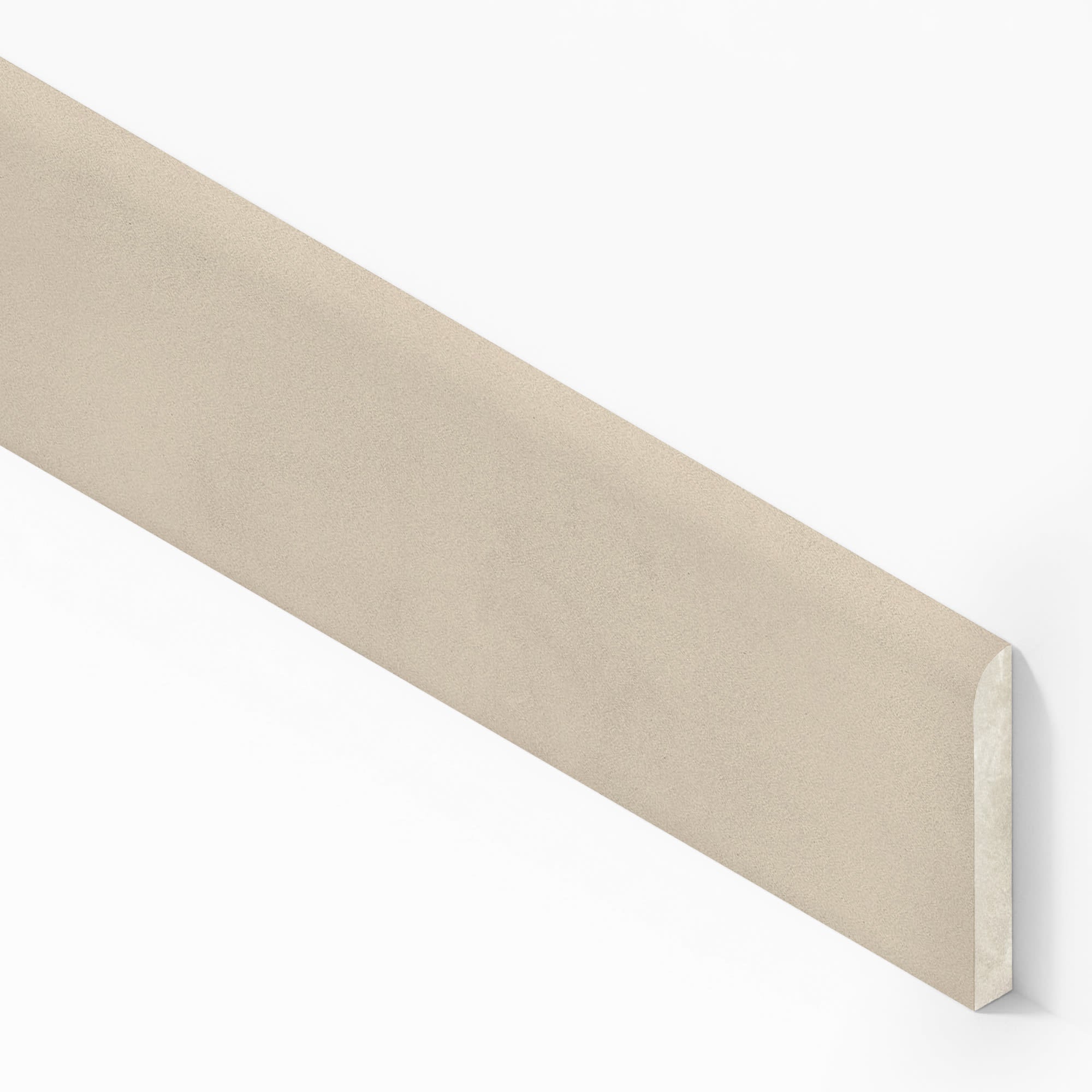 Plinthe carrelage effet Béton Beige Crème 60x7,2 cm Mat Montera