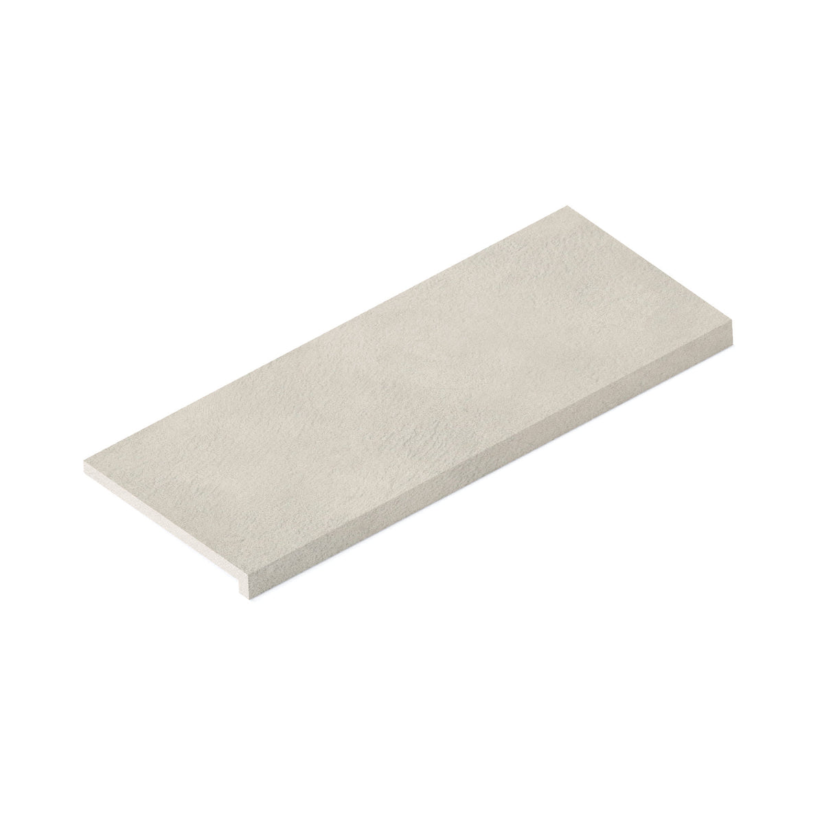 Margelle de piscine effet Béton Gris Perle 80x33x2 cm Bord Droit avec retombée Stavira
