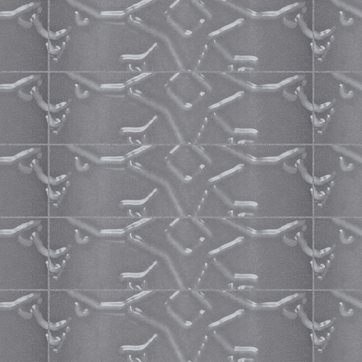 Carrelage effet Zellige Gris 30x7,5x0,82 cm Salerno - Mur intérieur