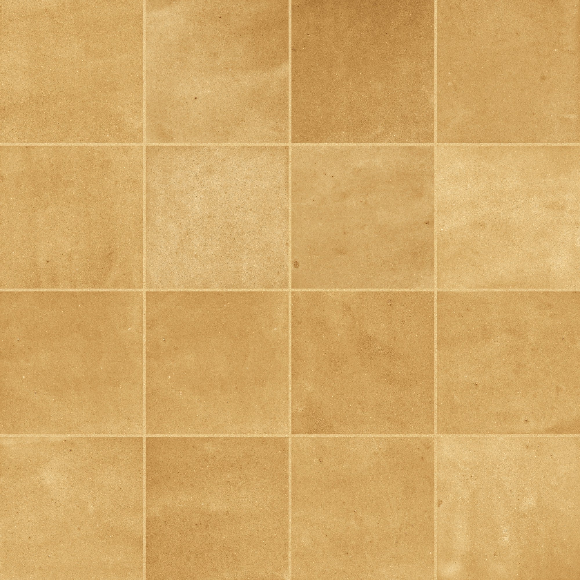 Carrelage effet Zellige Jaune Ocre 10,7x10,7x0,85 cm Samorel - Mur intérieur