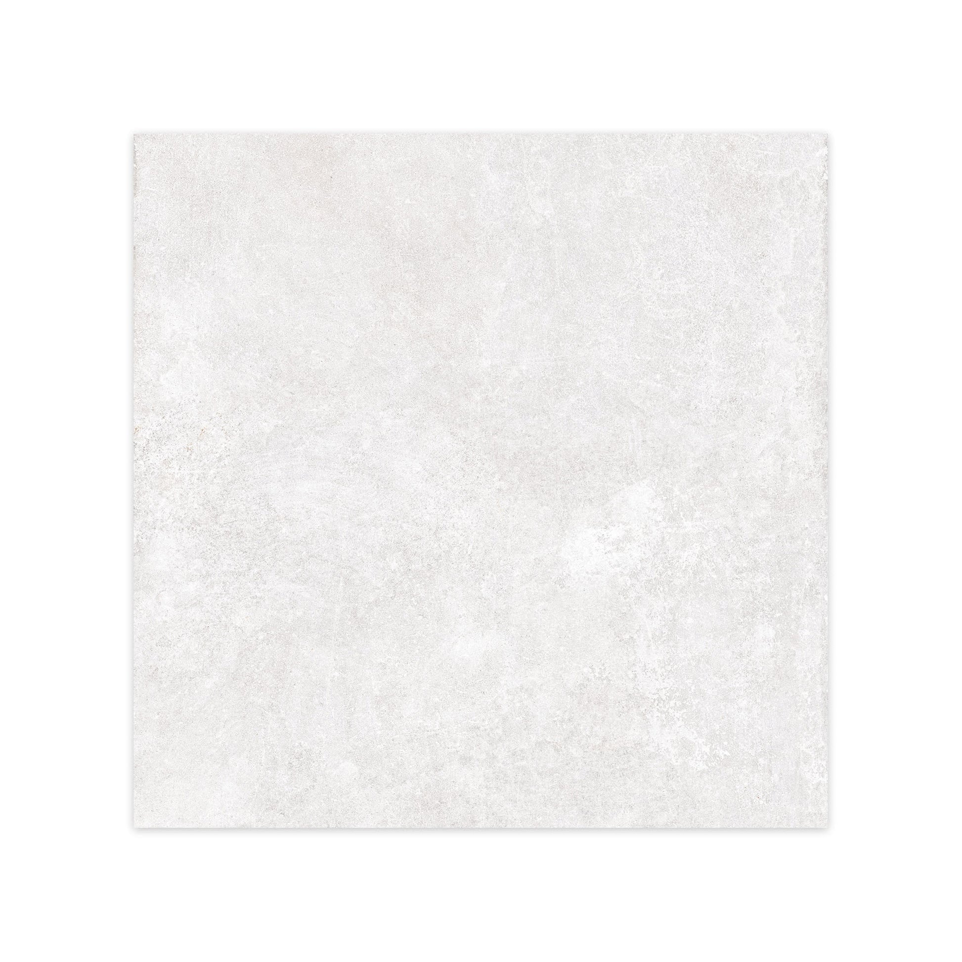 Carrelage effet Béton Blanc Lin 90x90x0,9 cm In&Out Sorelan - Sol et mur intérieur et Sol extérieur