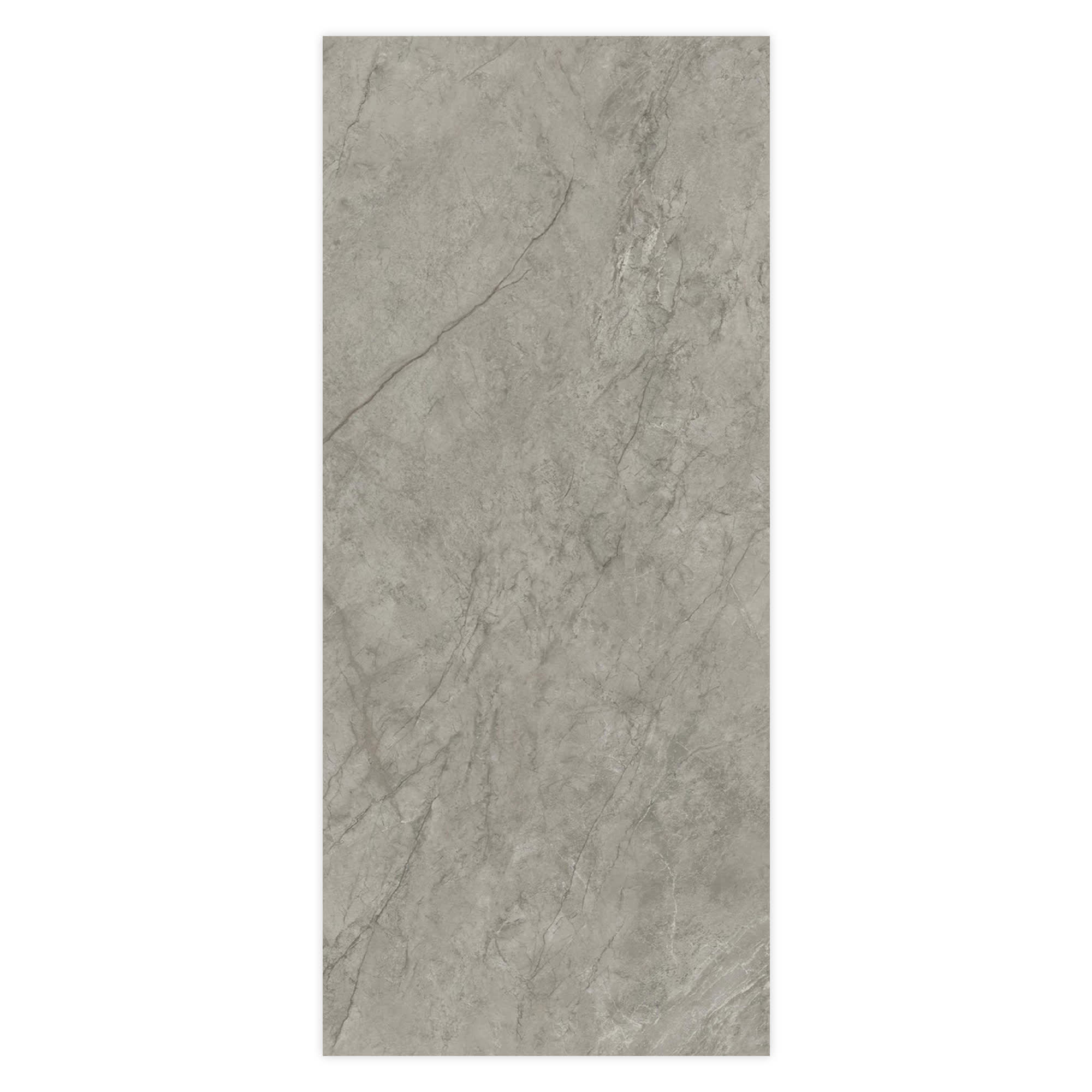 Carrelage effet Marbre Gris Royal 278x120x0,6 cm Brillant Orsiano - Mur intérieur