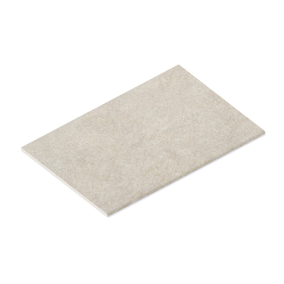 Margelle de piscine effet Pierre Quartzite Blanc 90x60x2 cm Bord 1/2 Rond Venturo