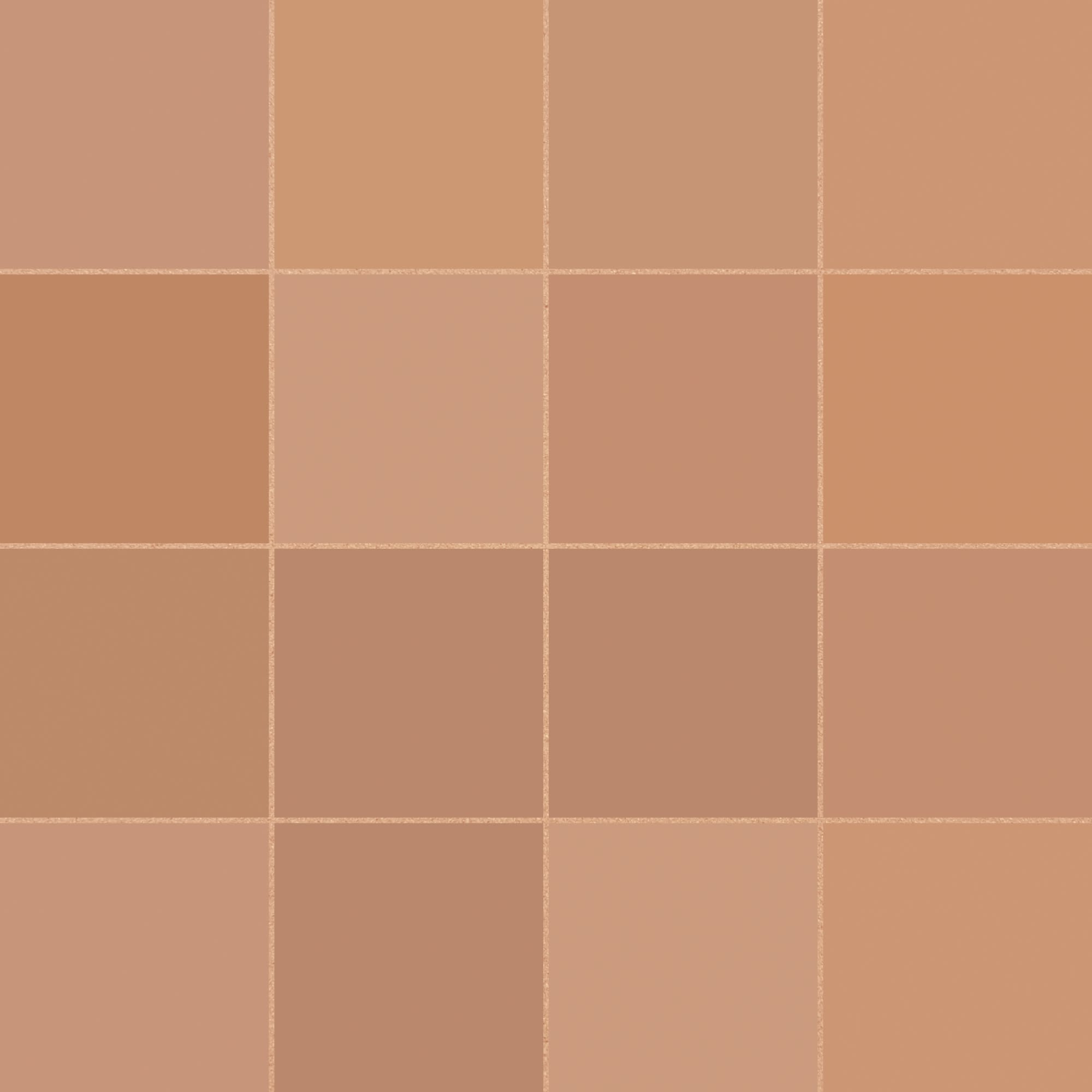 Carrelage effet Zellige Terracotta 12,3x12,3x0,87 cm Cubriel - Sol et mur intérieur