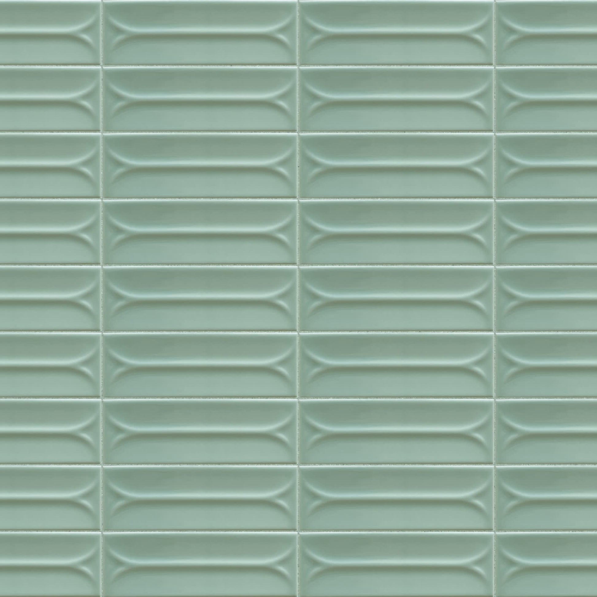 Carrelage 3D Vert 14,6x4,8x0,8 cm Mireno - Mur intérieur