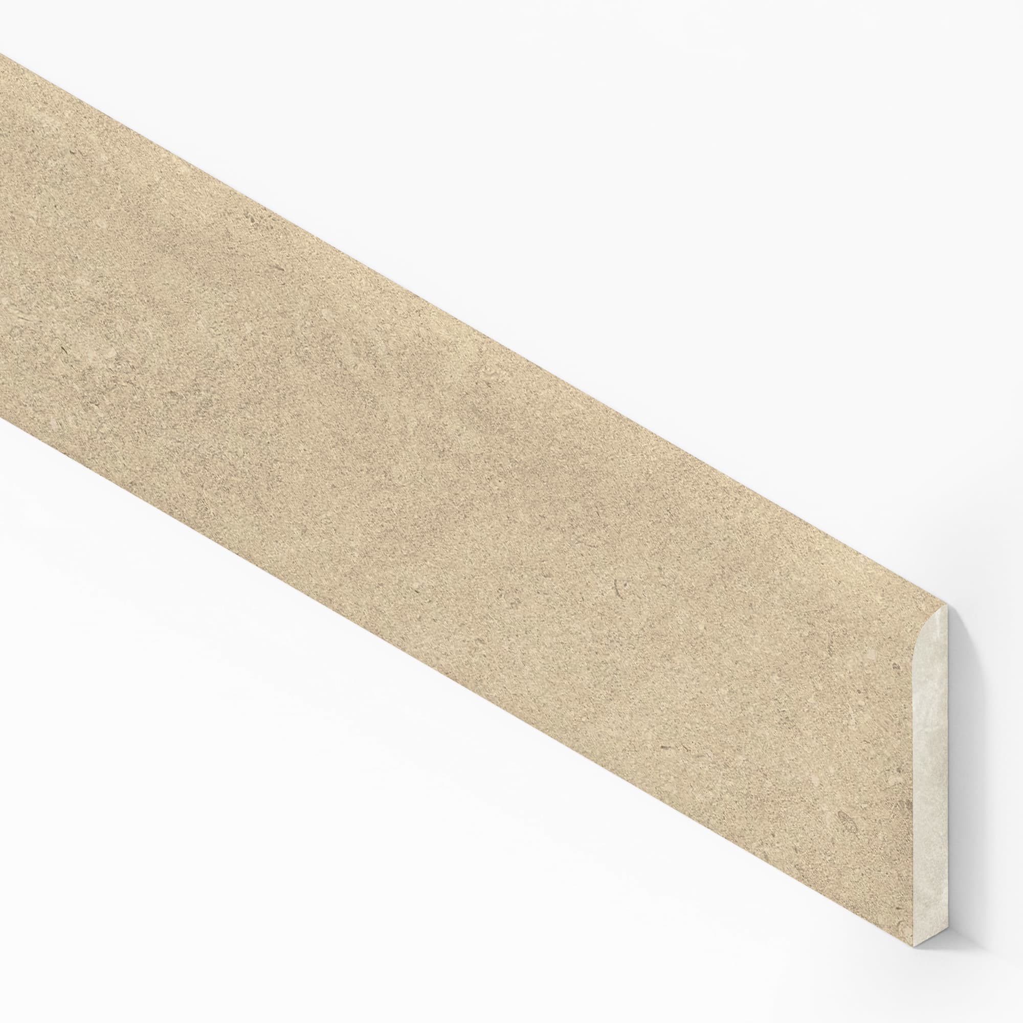 Plinthe carrelage effet Pierre Calcaire Beige Sable 150x7,2 cm Mat Rocalta
